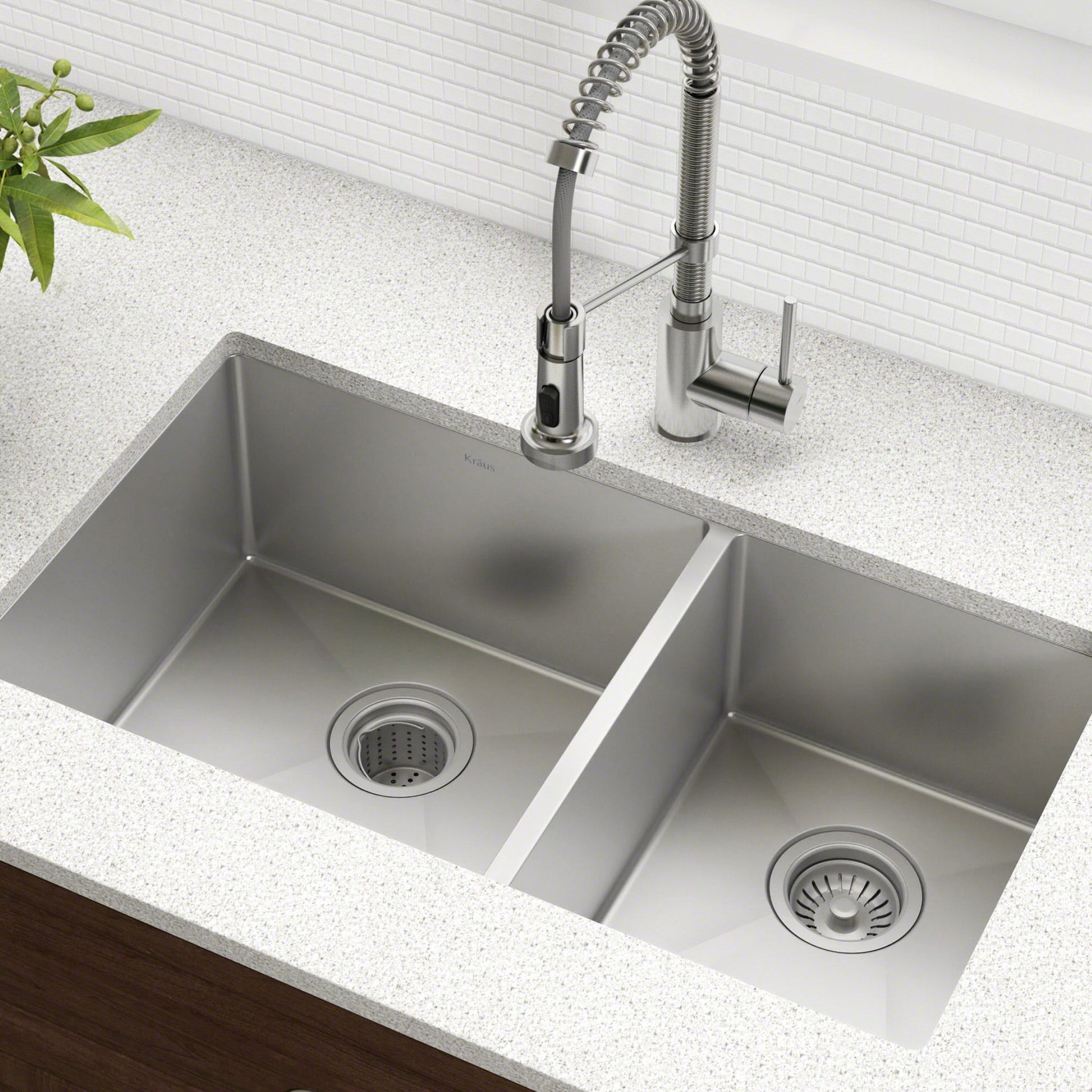 Stainless Steel / Double Bowl 60/40