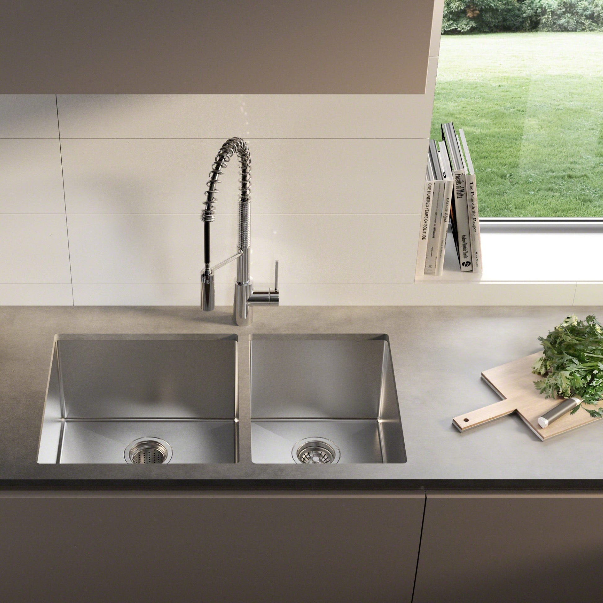 Stainless Steel / Double Bowl 60/40