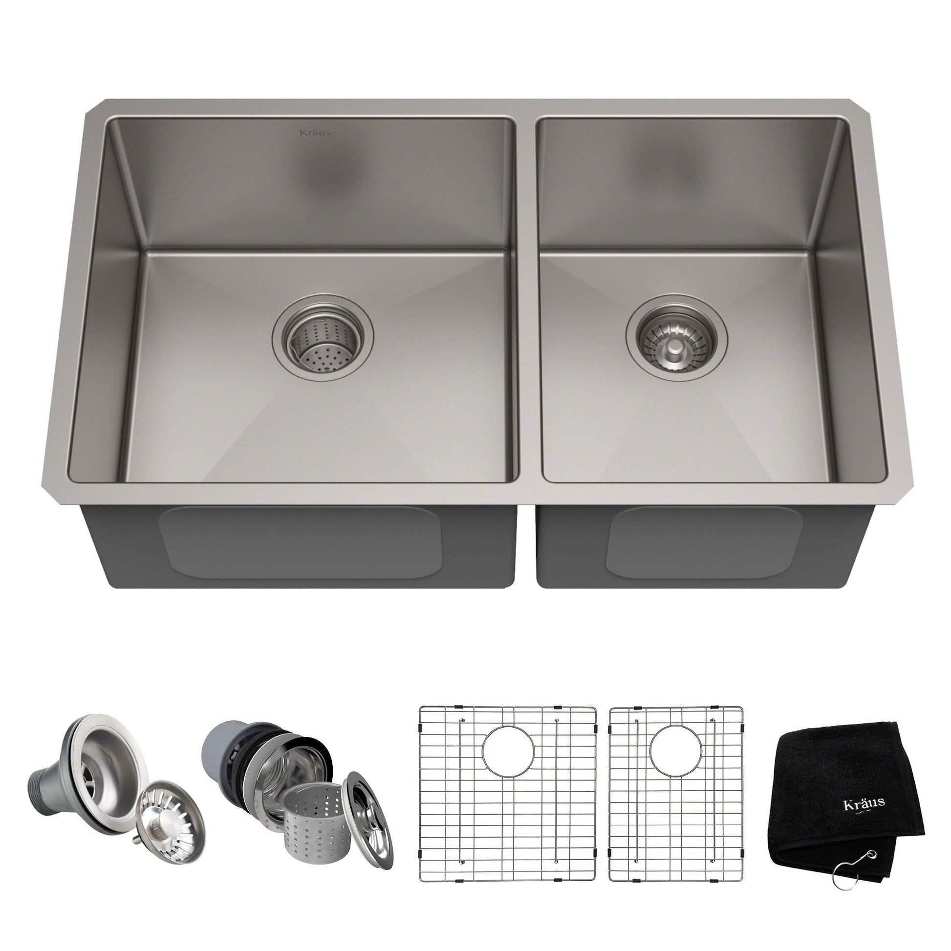 Stainless Steel / Double Bowl 60/40