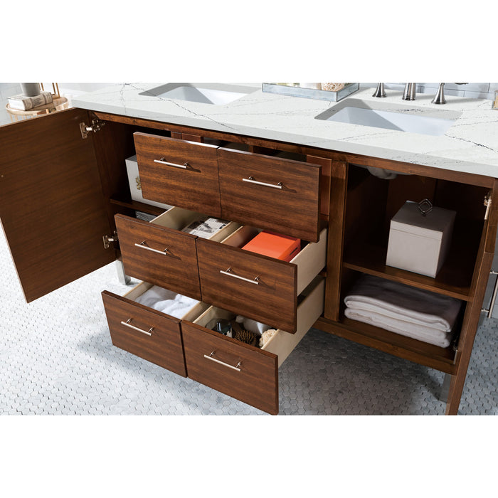 American Walnut / Ethereal Noctis - 3 Faucet Holes
