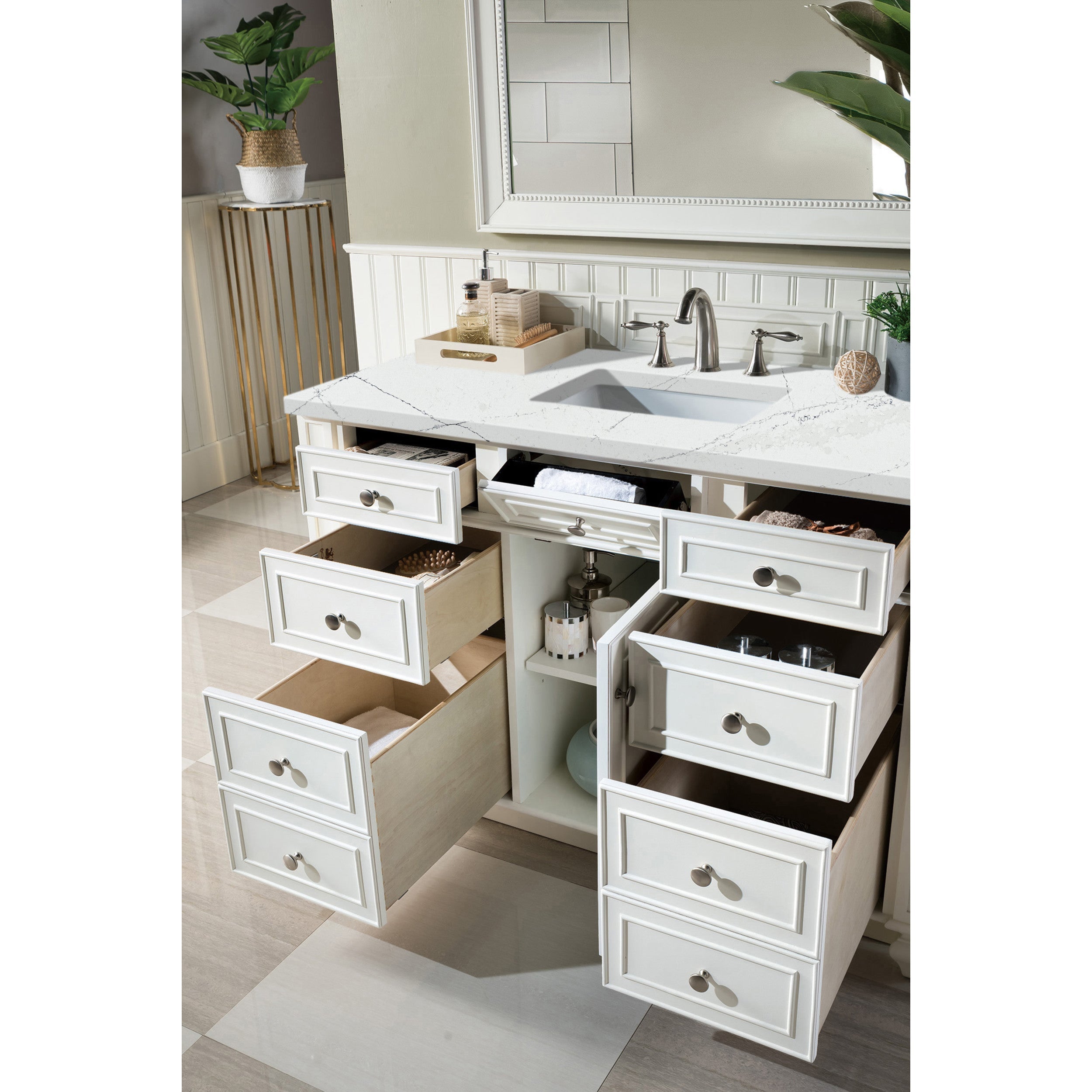 Bright White / Ethereal Noctis - 3 Faucet Holes