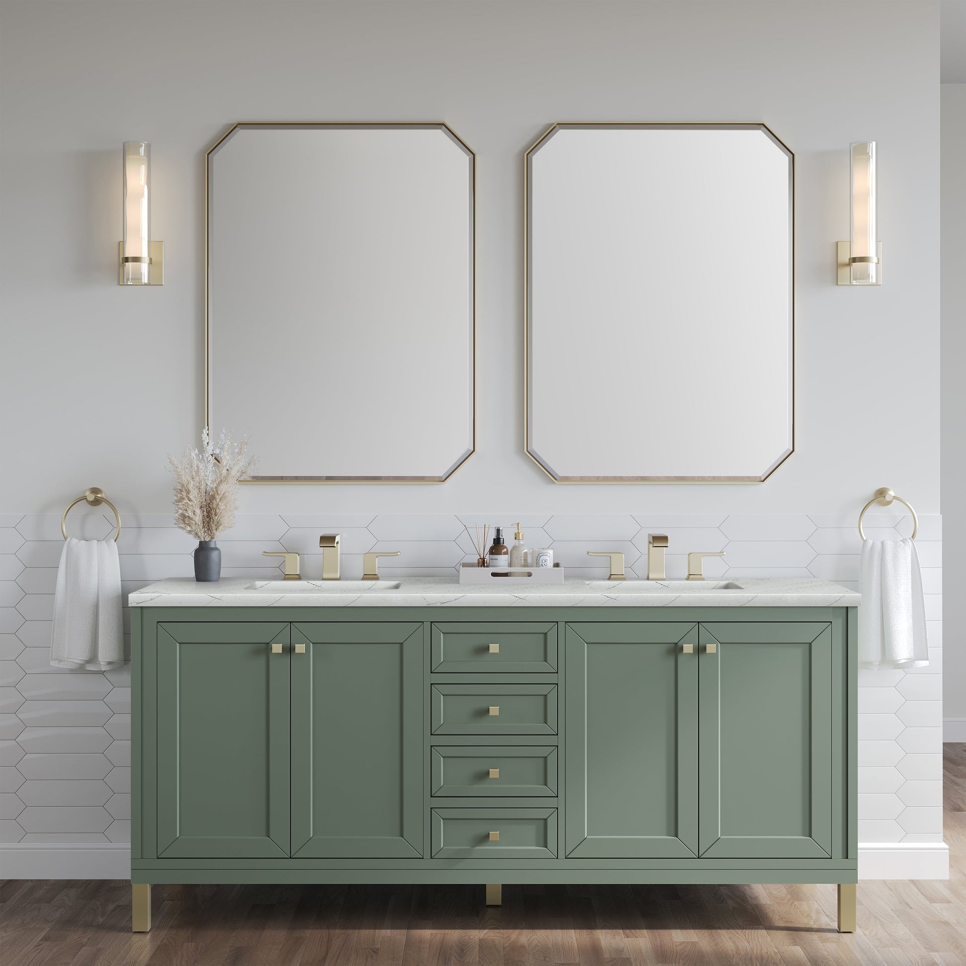 Smokey Celadon / Ethereal Noctis - 3 Faucet Holes