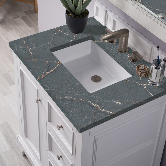 Bright White / Parisien Bleu - 3 Faucet Holes