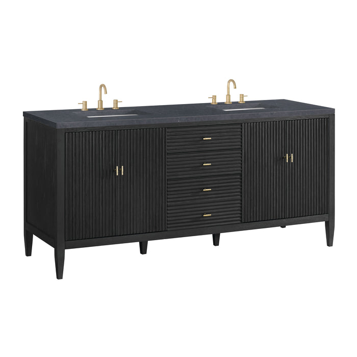 Carbon Oak / Charcoal Soapstone - 3 Faucet Holes