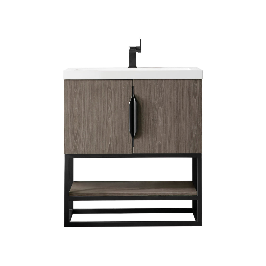 Ash Gray / Matte Black / Glossy White - 1 Faucet Hole