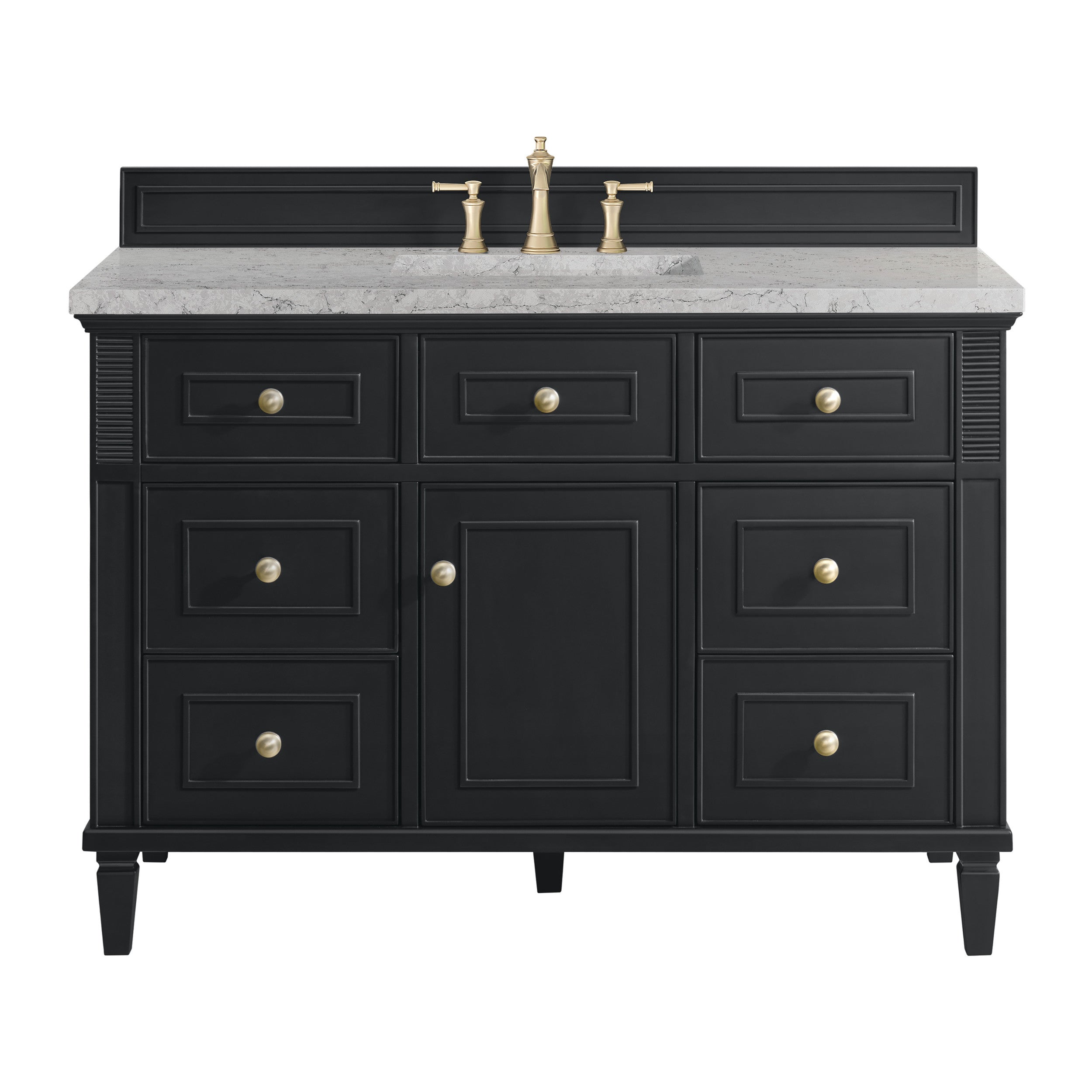Black Onyx / Eternal Jasmine Pearl - 3 Faucet Holes
