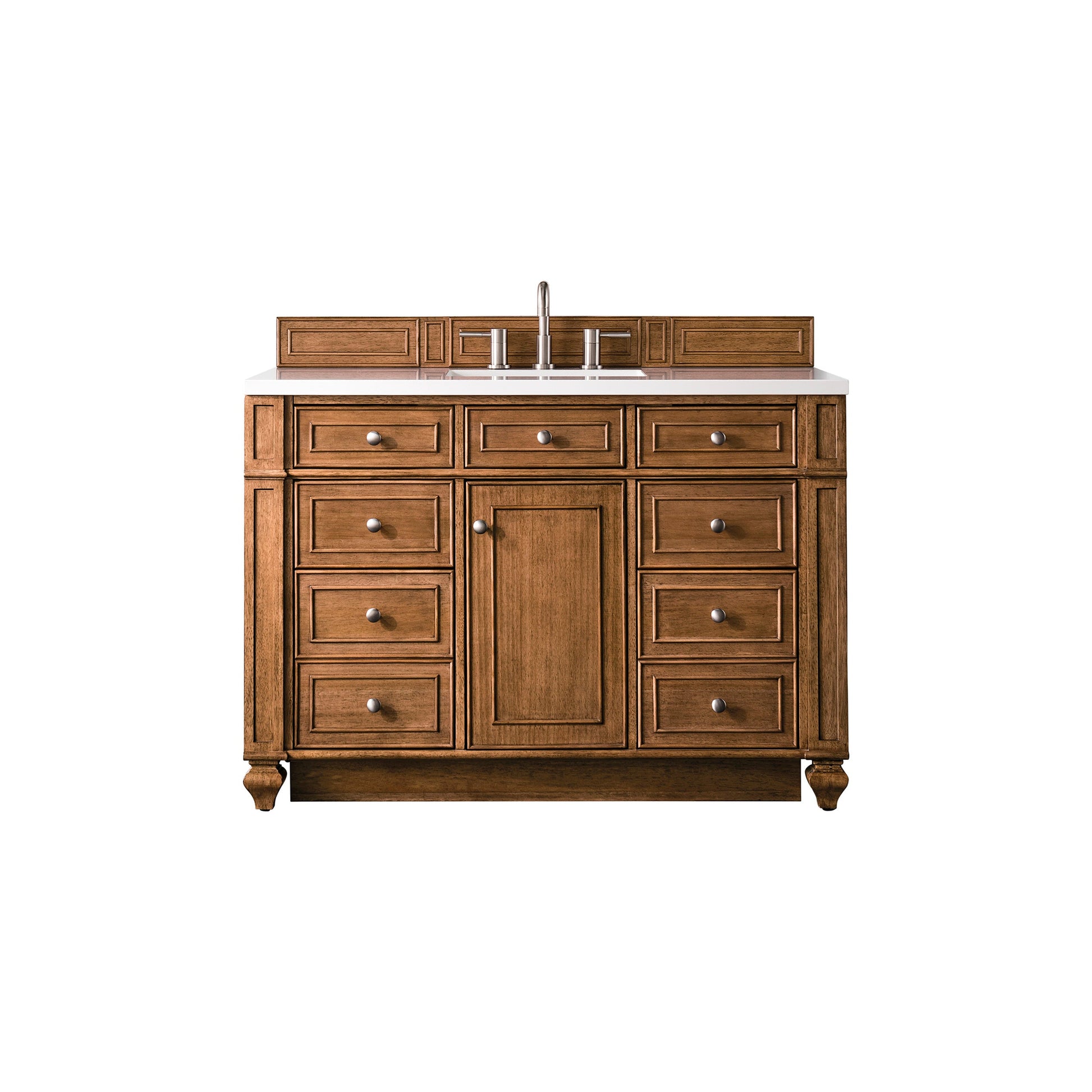 Saddle Brown / White Zeus - 3 Faucet Holes