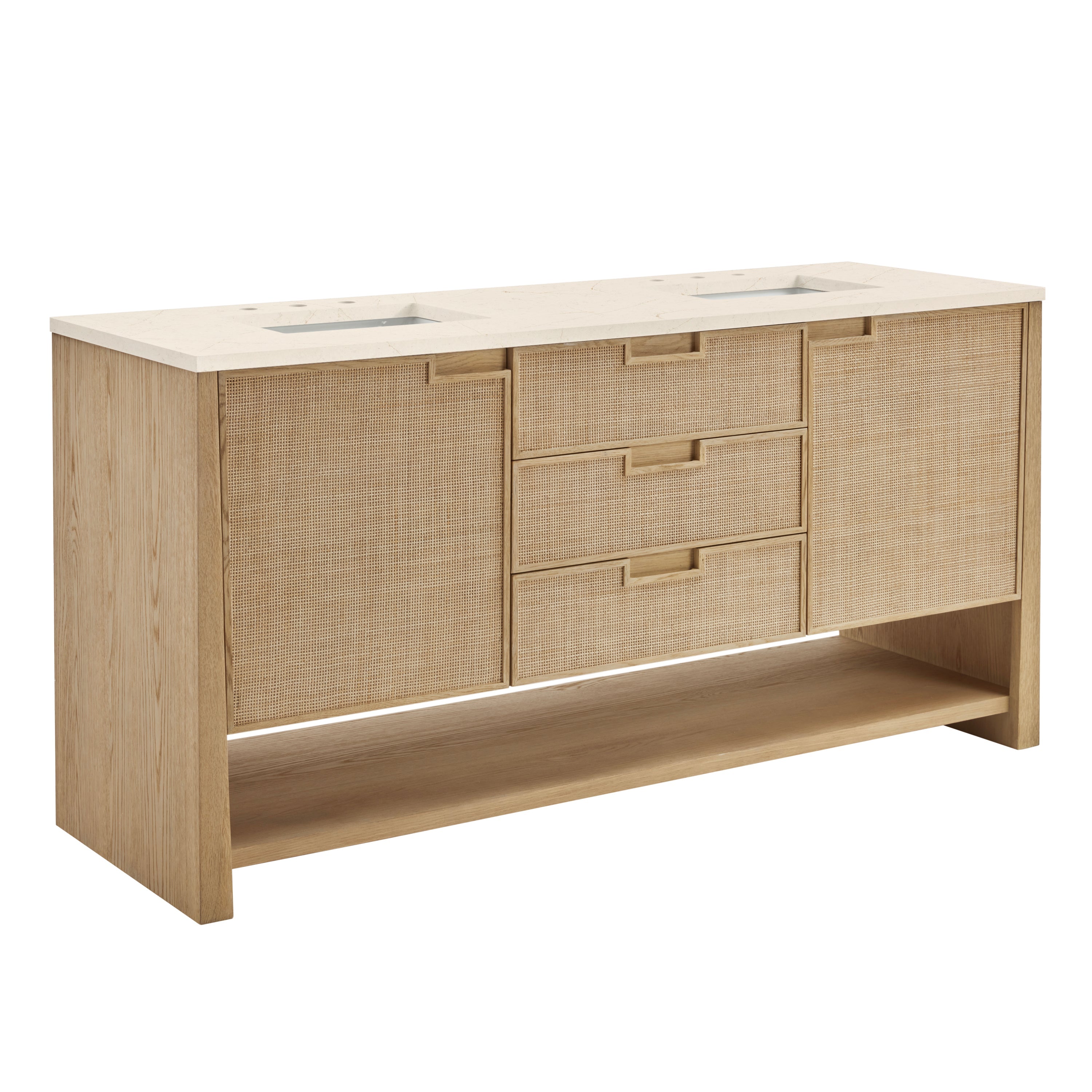 Seaside Oak / Eternal Marfil - 3 Faucet Holes