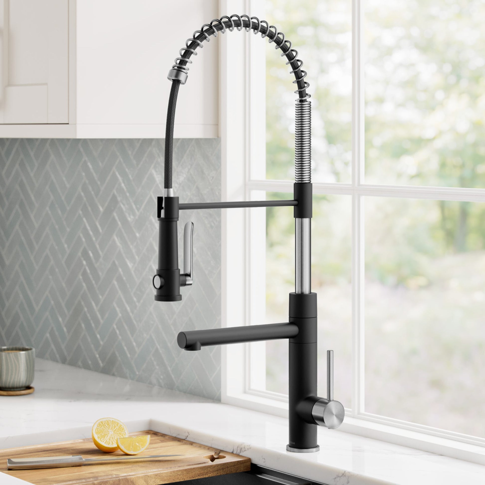 Spot Free Stainless Steel / Matte Black