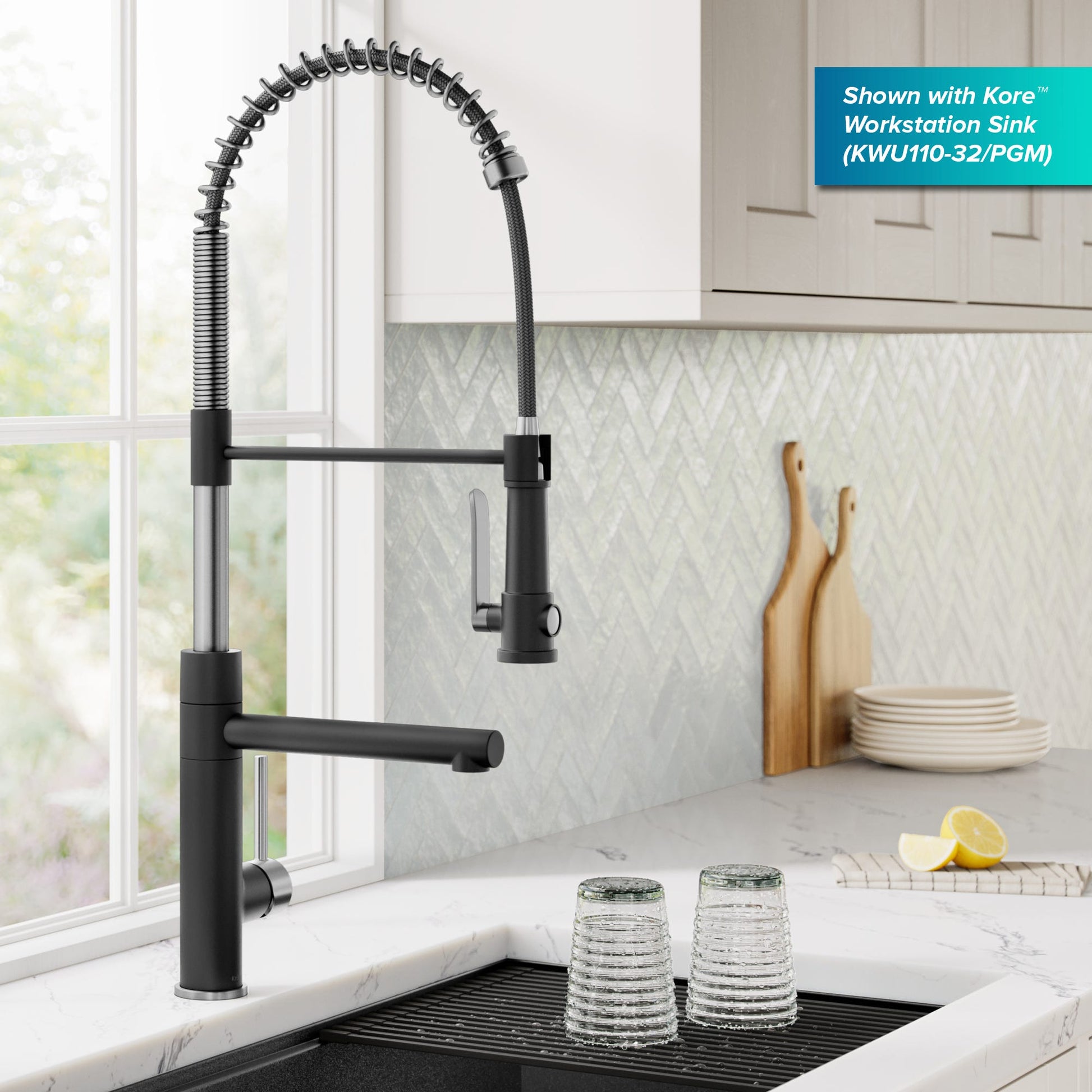 Spot Free Stainless Steel / Matte Black