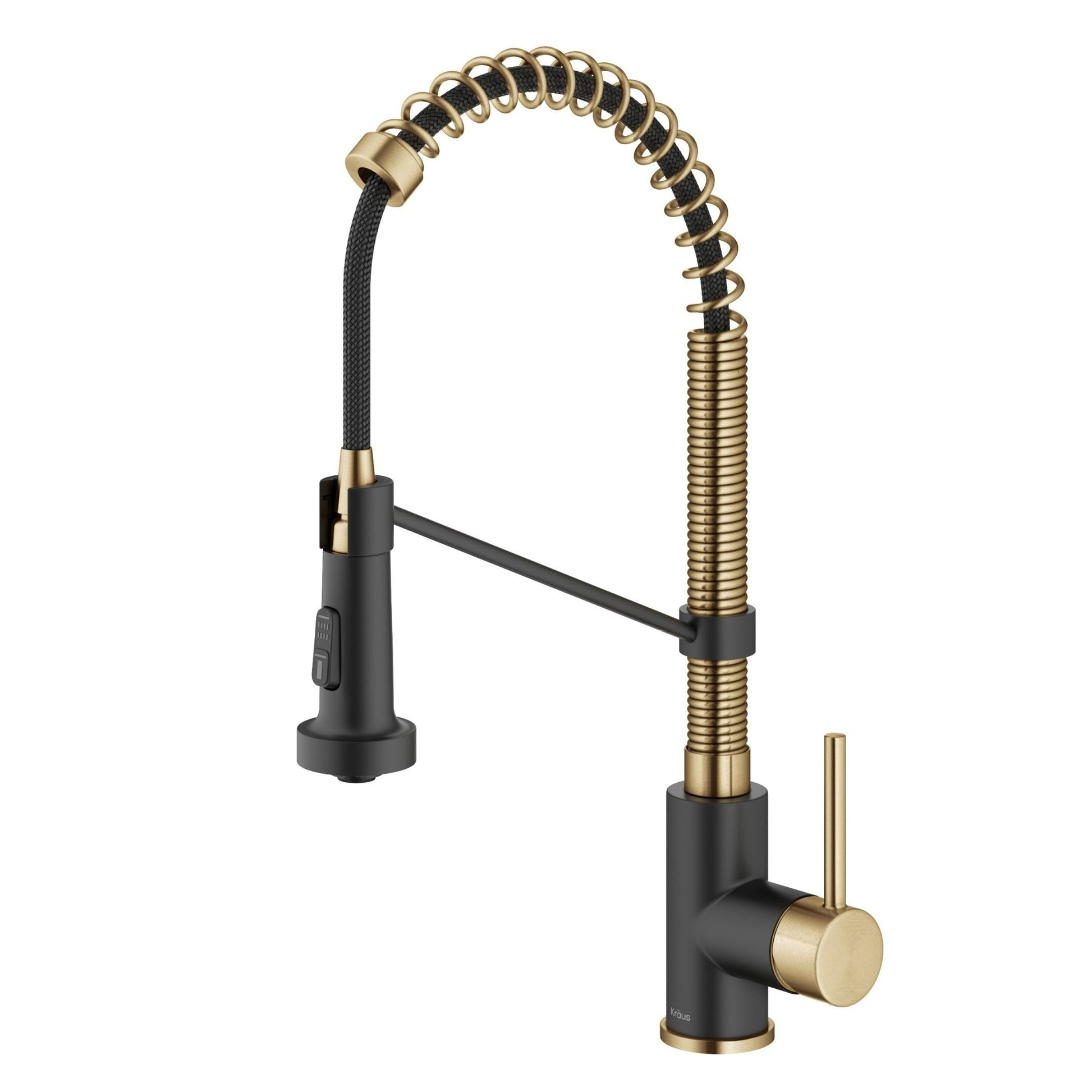 Brushed Brass / Matte Black / Pull Down