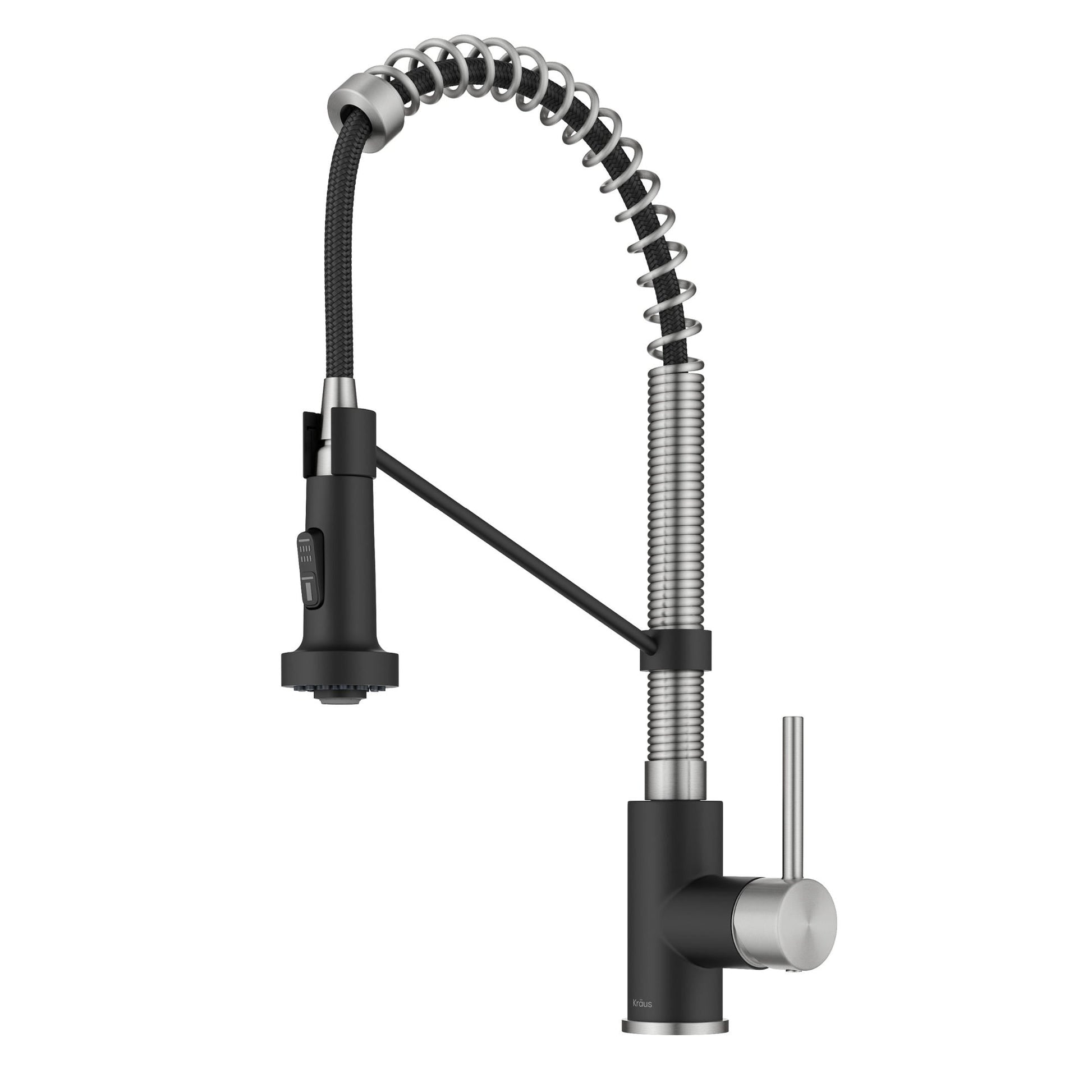 Spot Free Stainless Steel / Matte Black / Pull Down