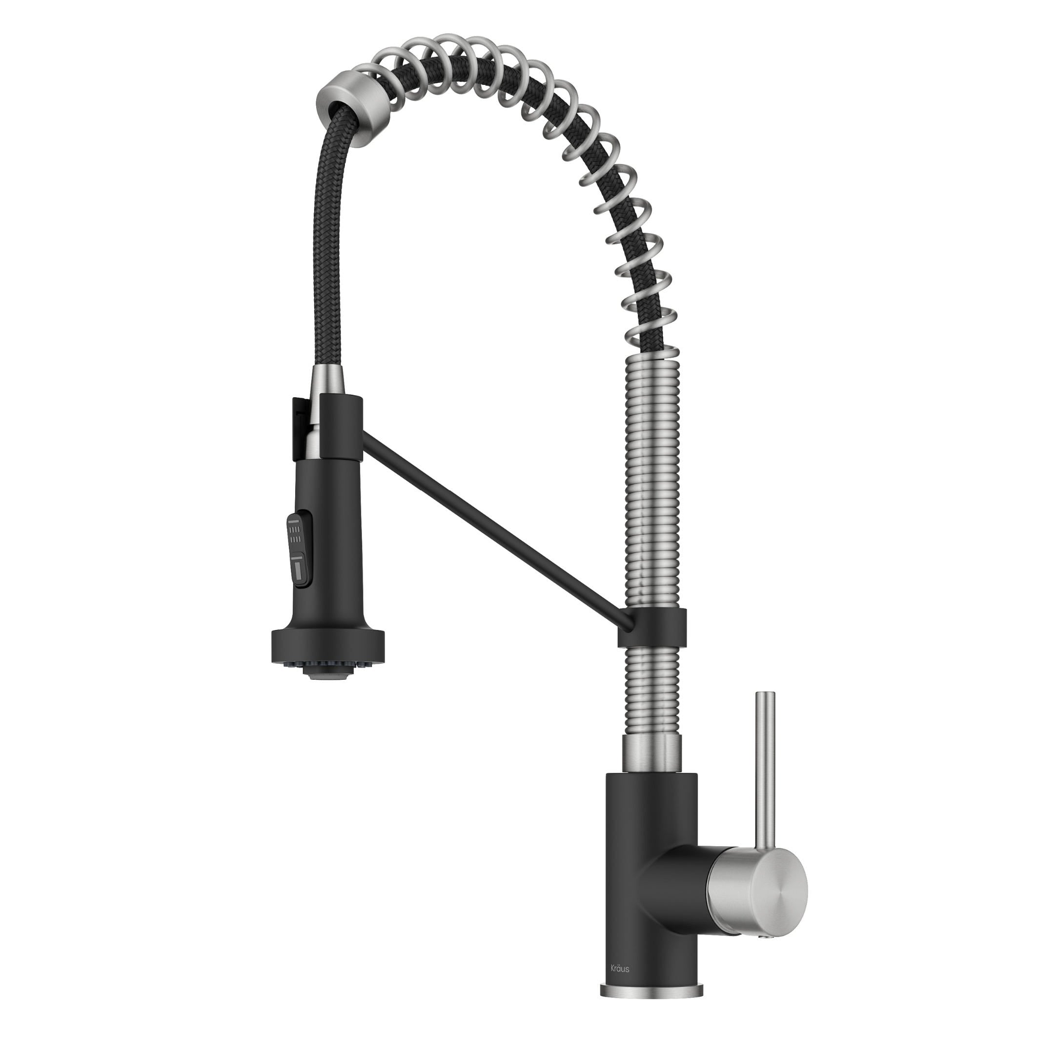 Spot Free Stainless Steel / Matte Black / Pull Down