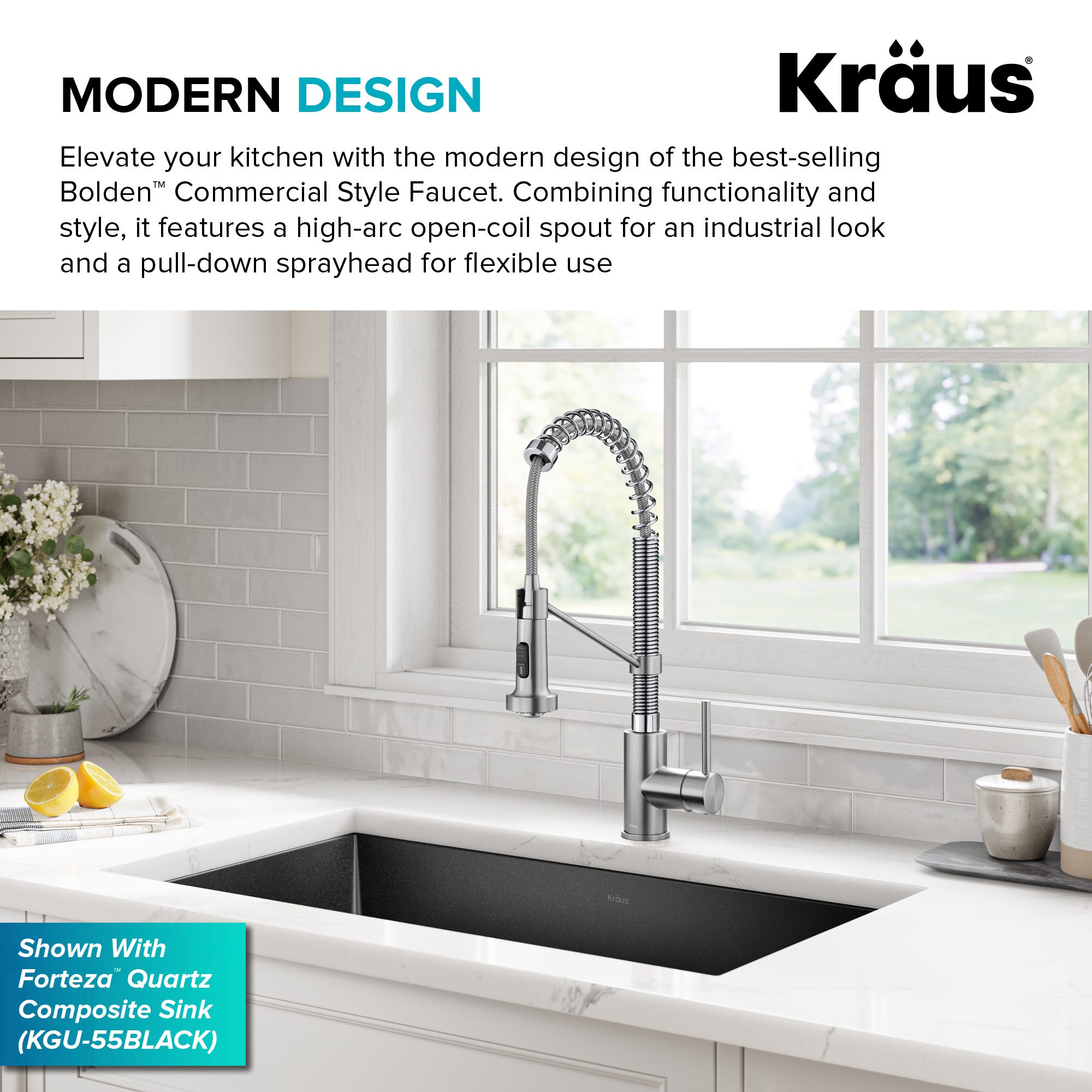 Stainless Steel / Pull Down