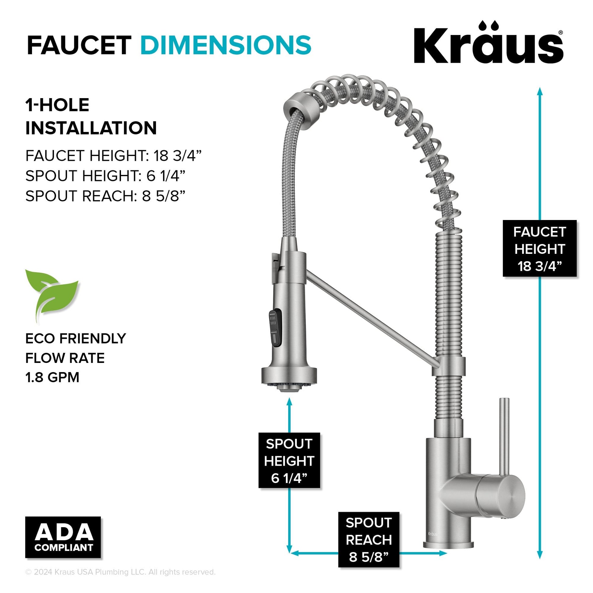 Stainless Steel / Pull Down