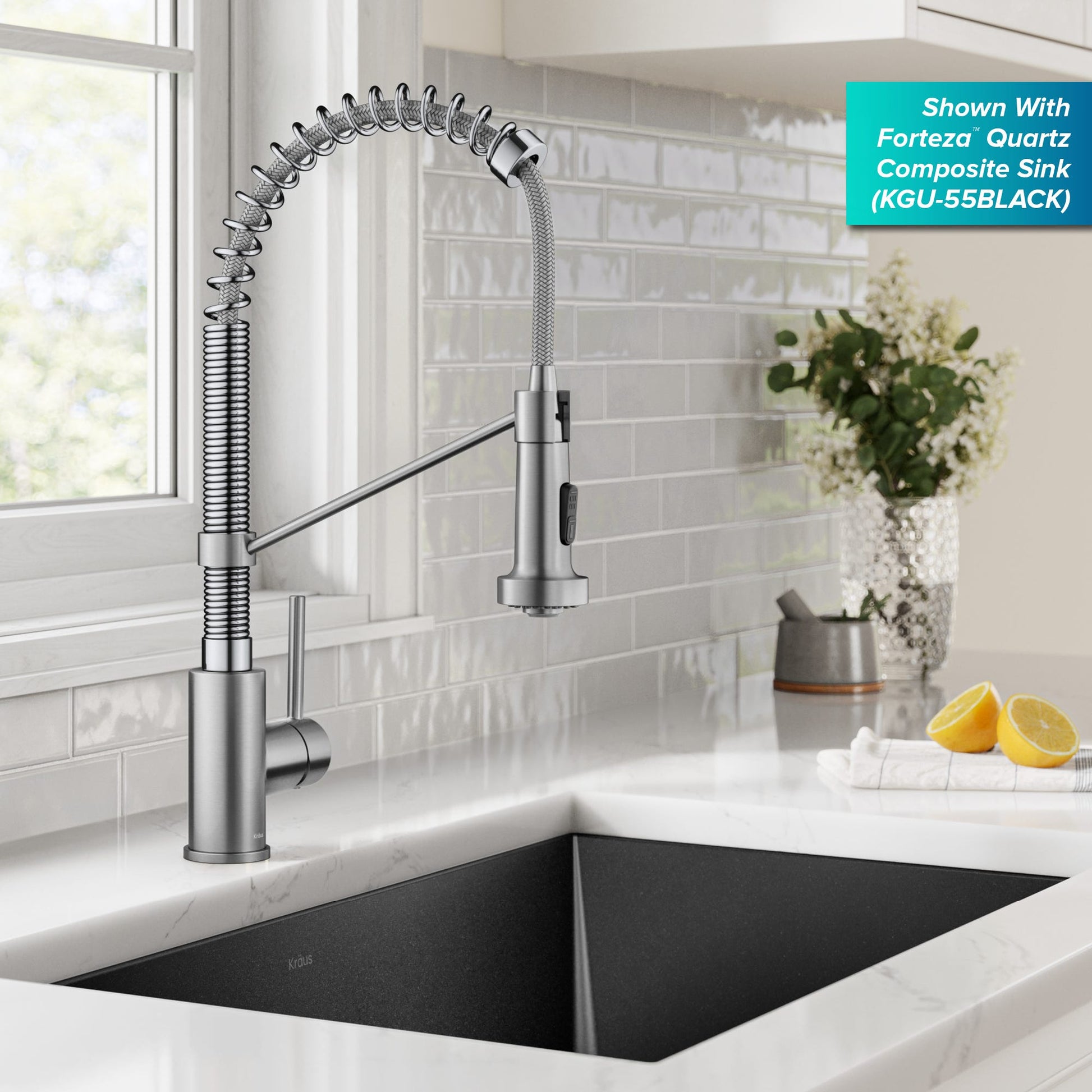 Stainless Steel / Chrome / Pull Down