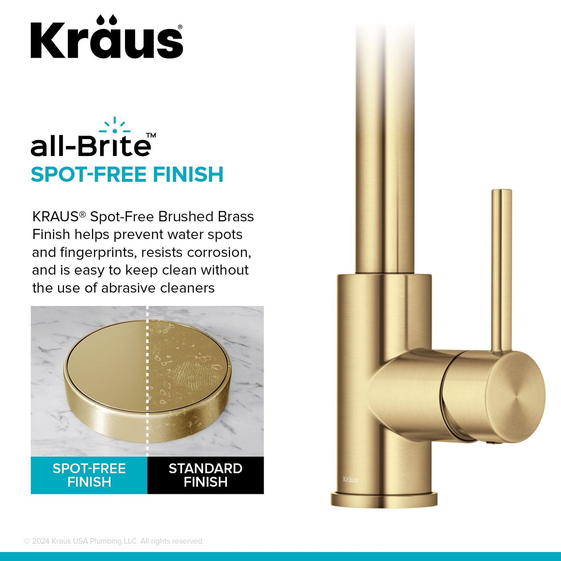Brushed Brass / Pull Down