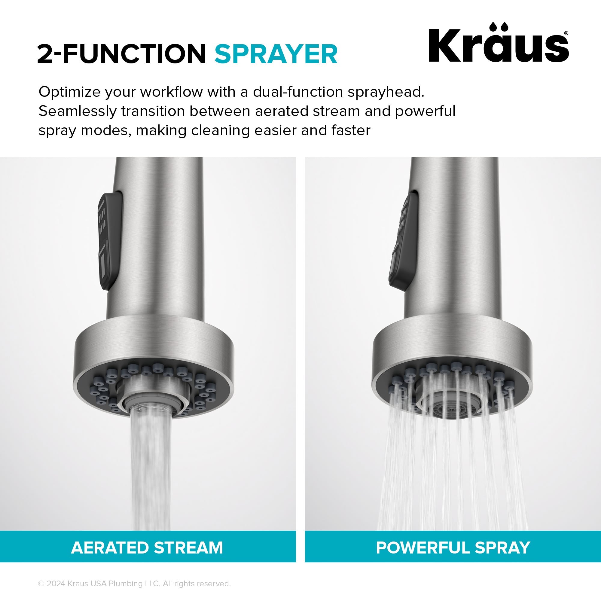 Spot Free Stainless Steel / Pull Down