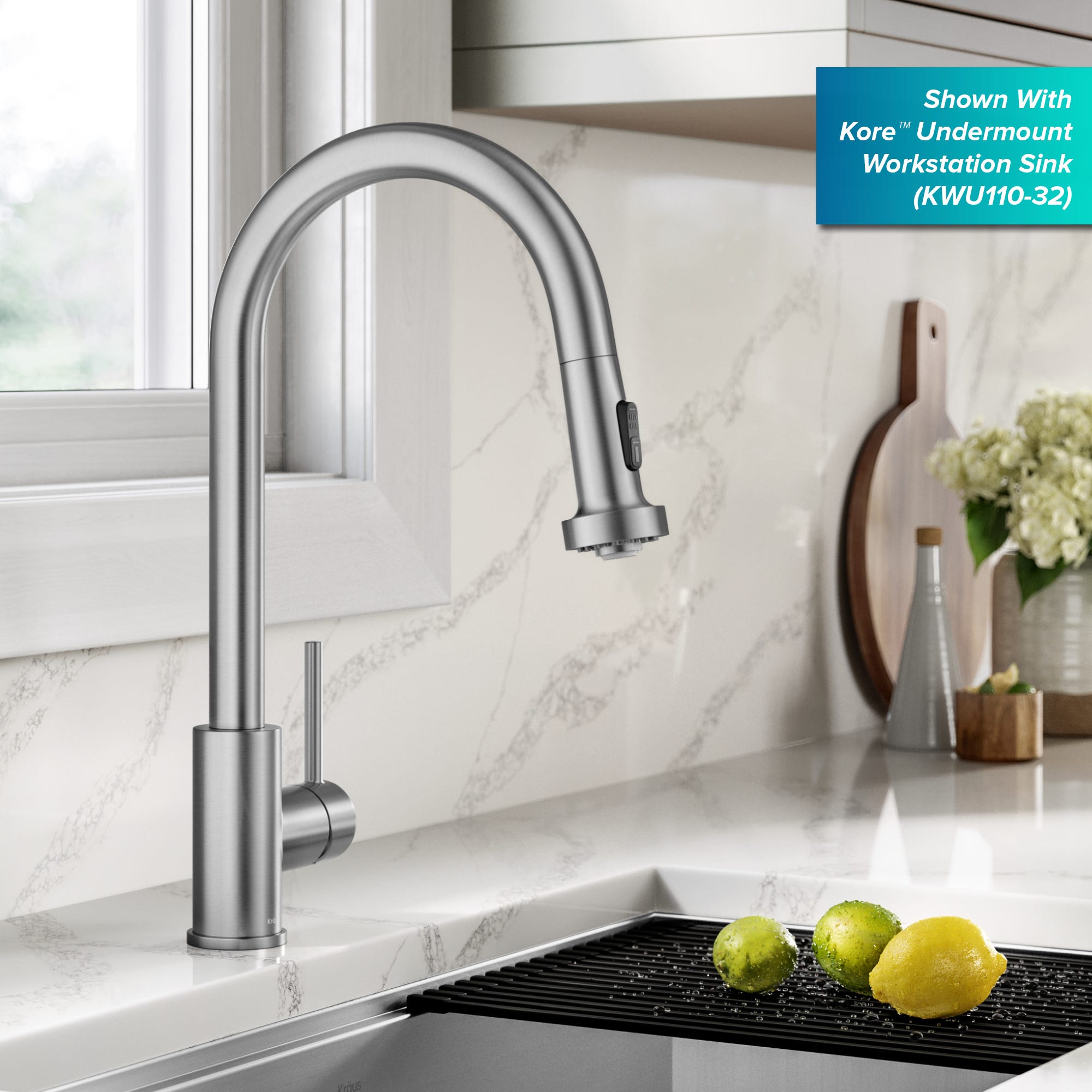 Spot Free Stainless Steel / Pull Down
