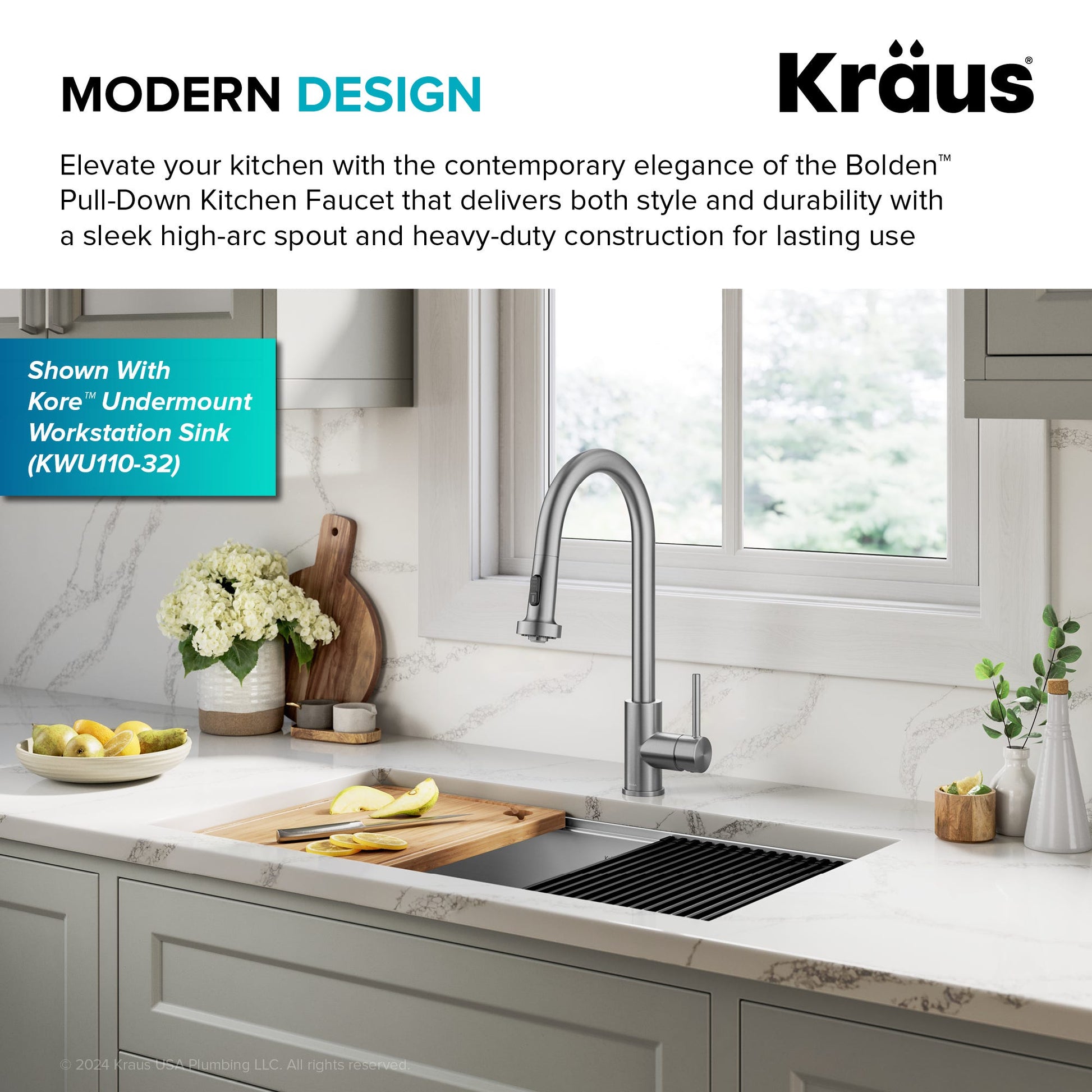 Spot Free Stainless Steel / Pull Down