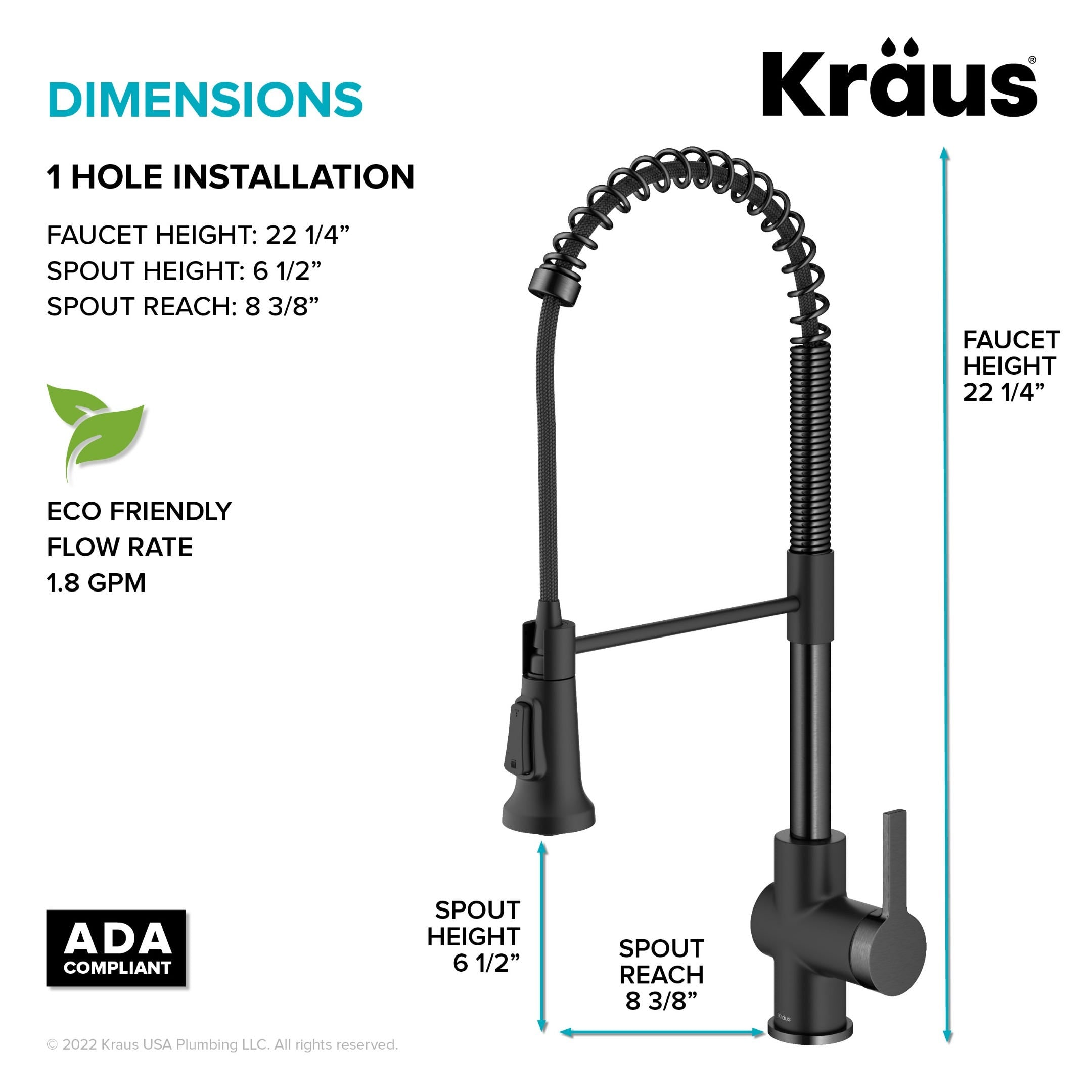 Matte Black / Spot Free Black Stainless / Pull Down