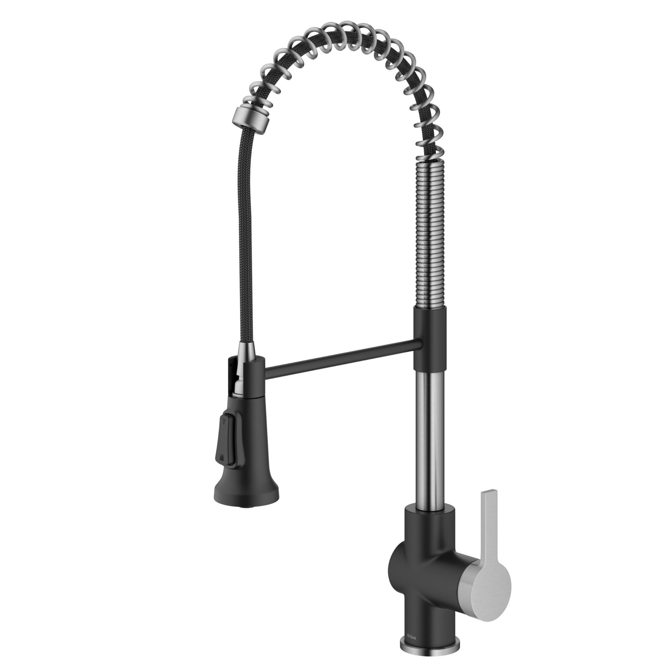 Spot Free Stainless Steel / Matte Black / Pull Down