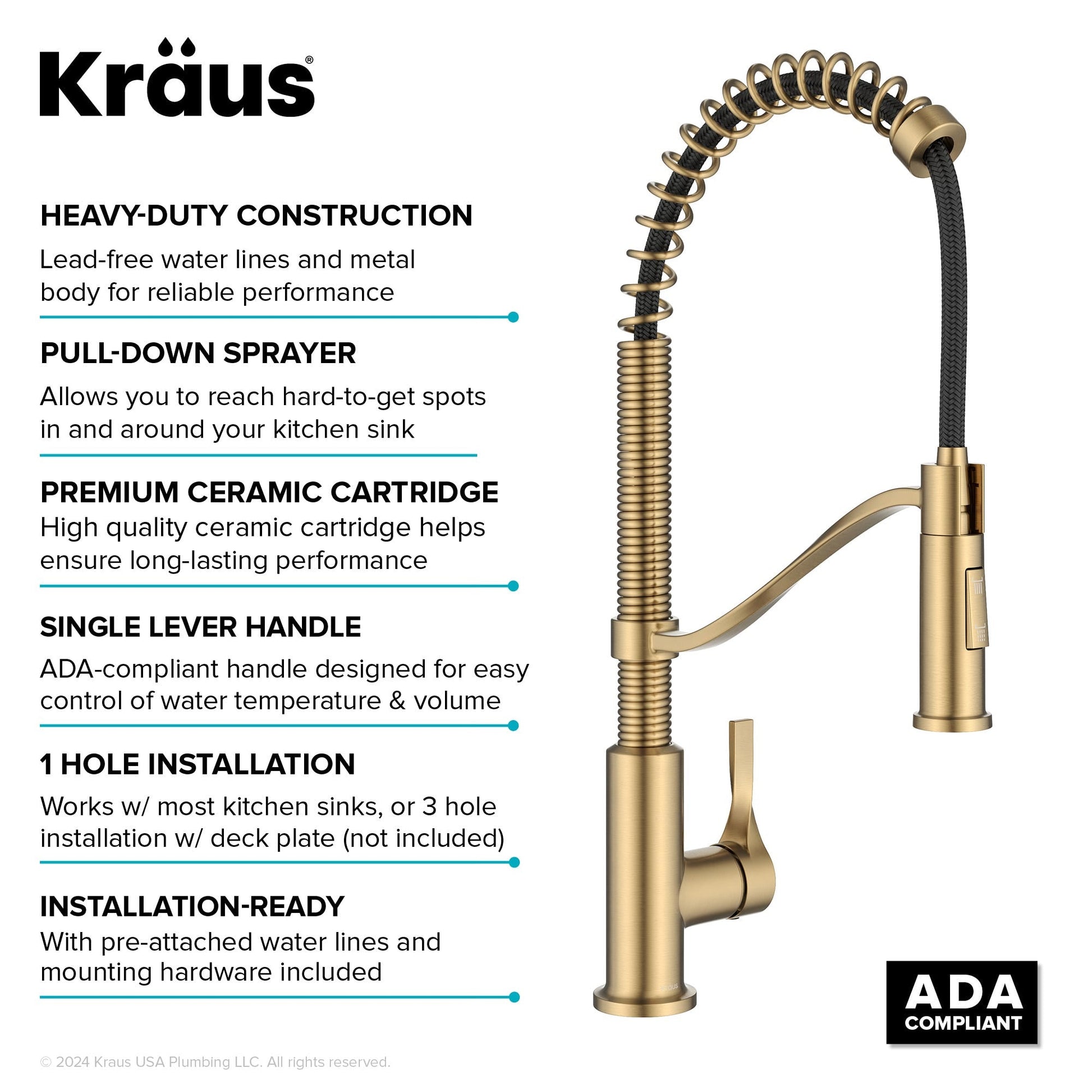 Spot Free Brushed Brass