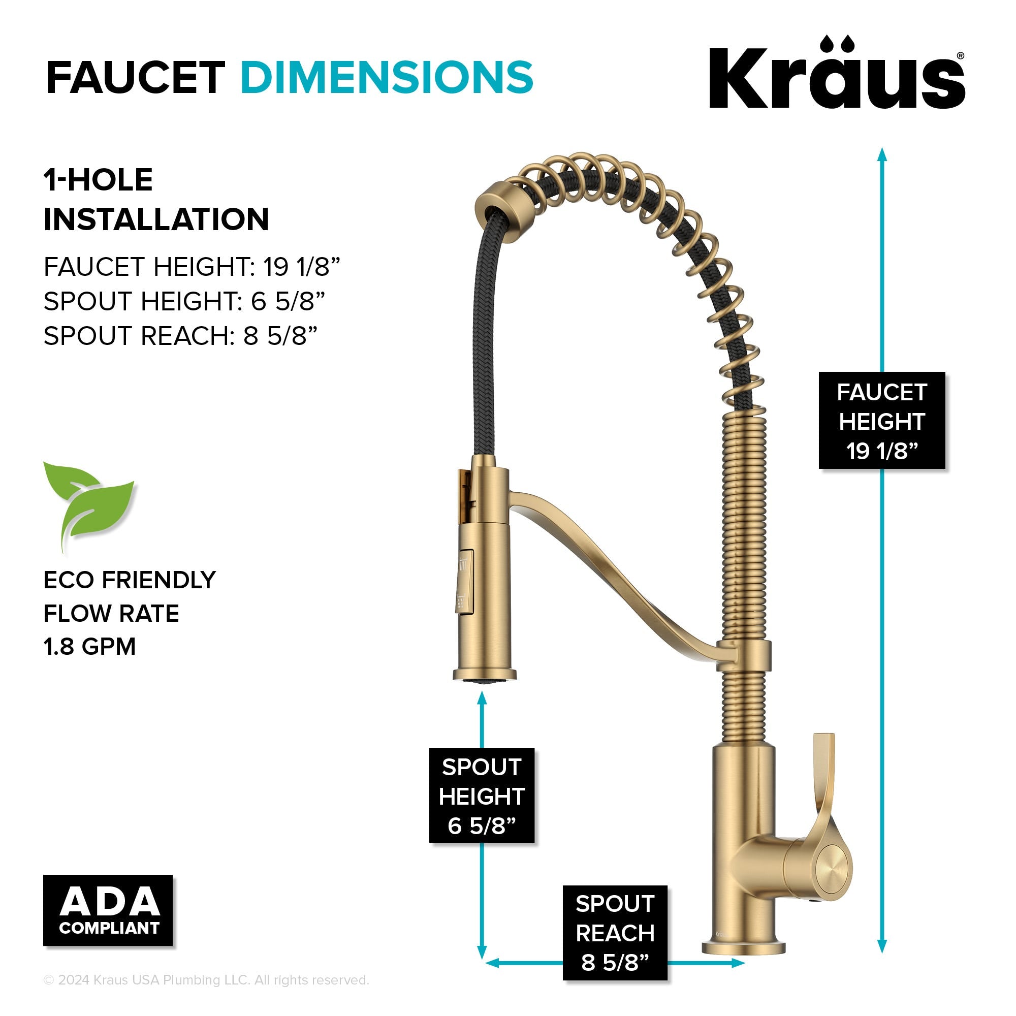 Spot Free Brushed Brass