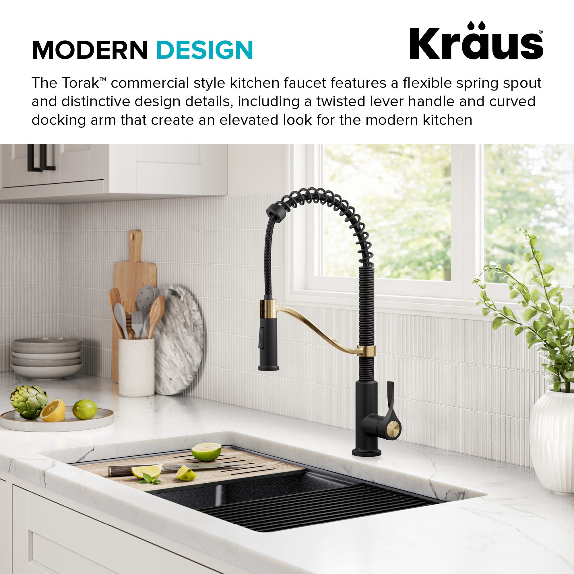 Spot Free Brushed Brass / Matte Black
