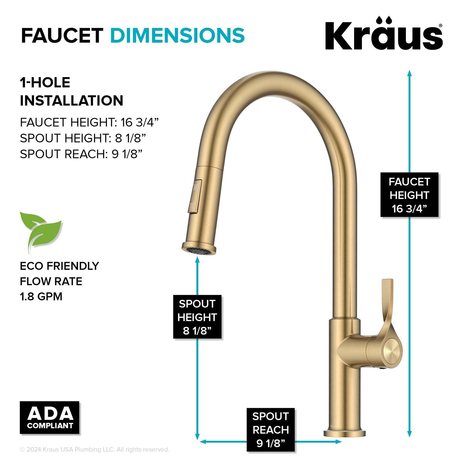 Spot Free Brushed Brass