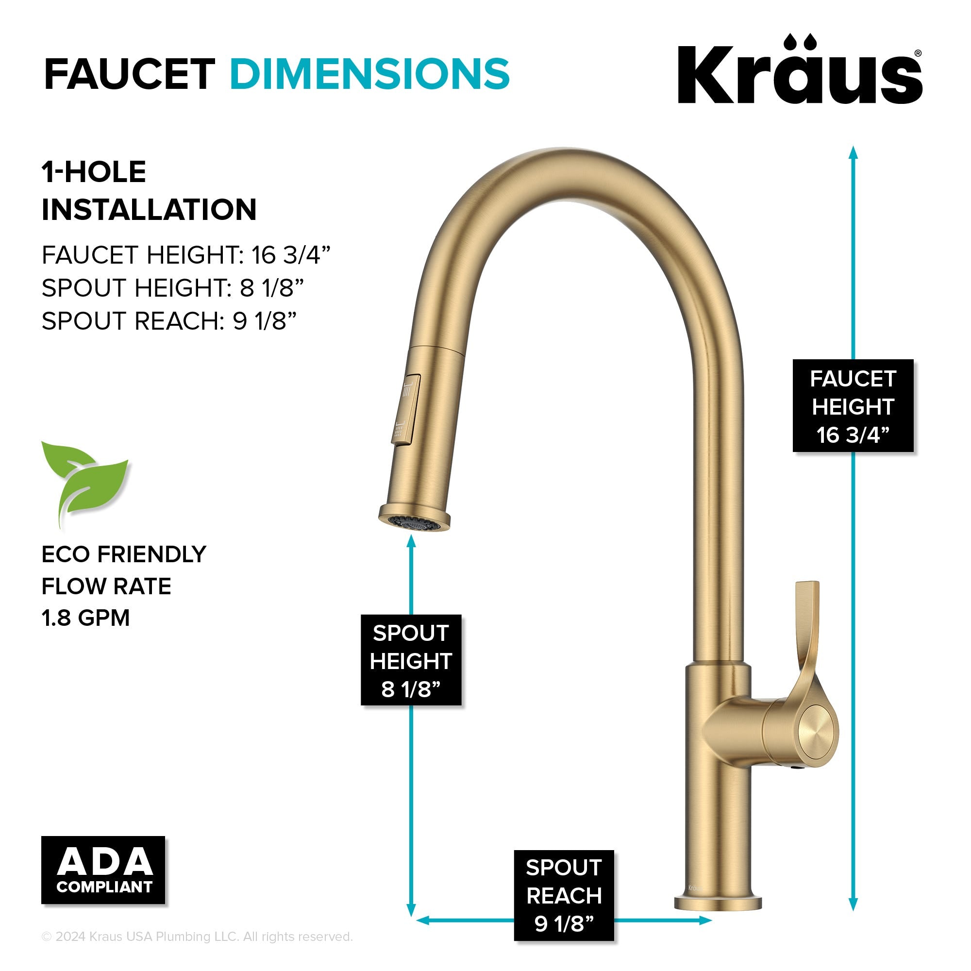 Spot Free Brushed Brass
