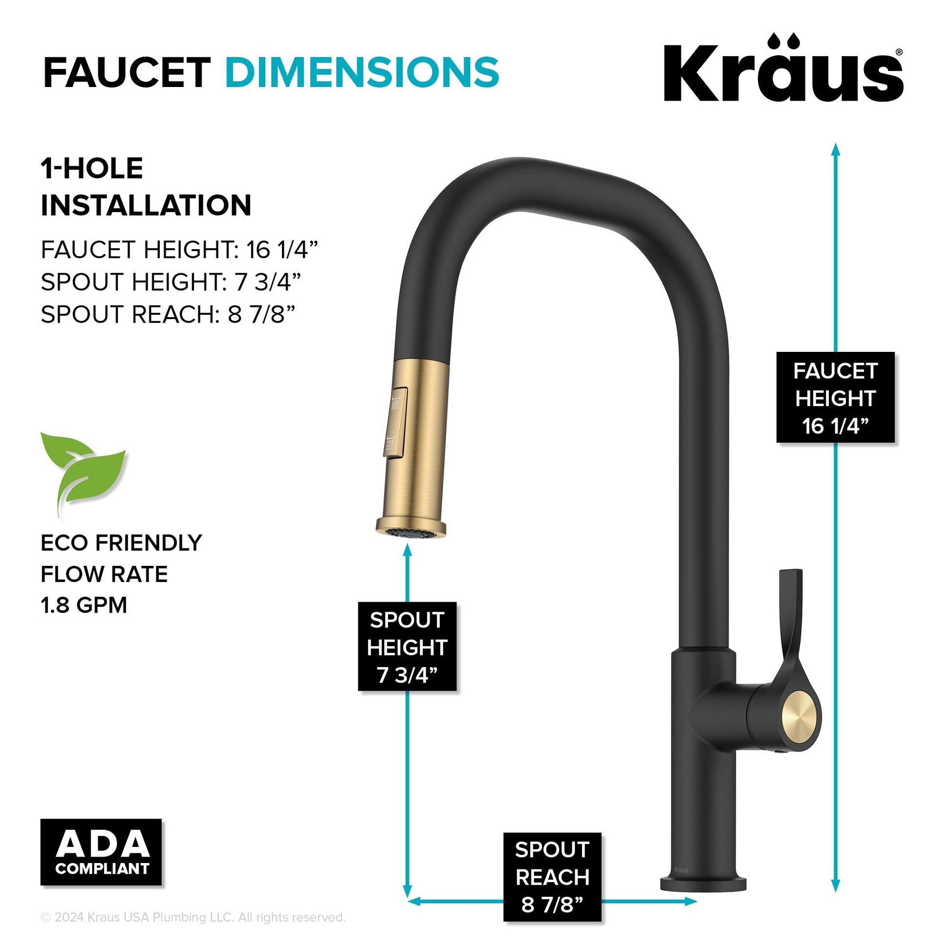 Spot Free Brushed Brass / Matte Black