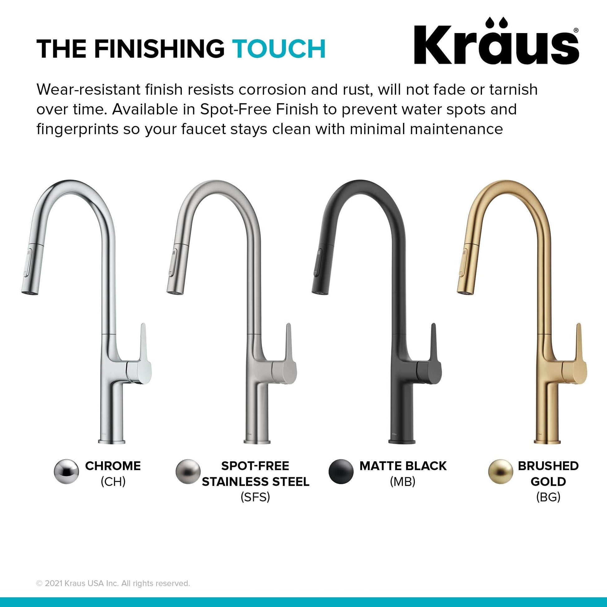 Spot Free Stainless Steel / Pull Down