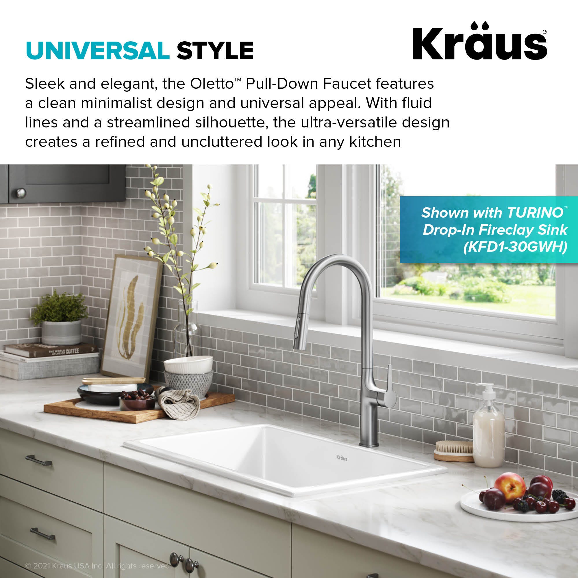 Spot Free Stainless Steel / Pull Down