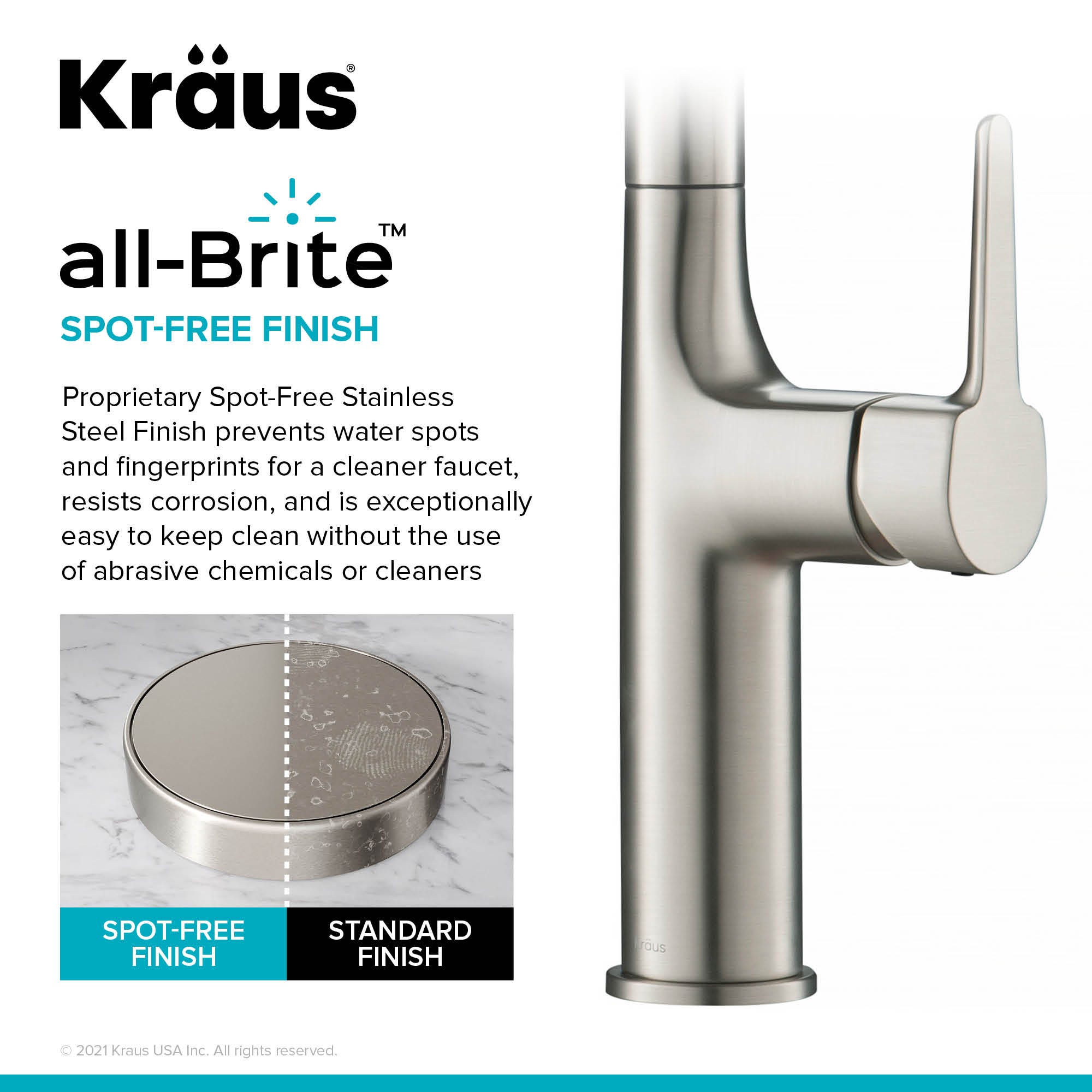 Spot Free Stainless Steel / Pull Down