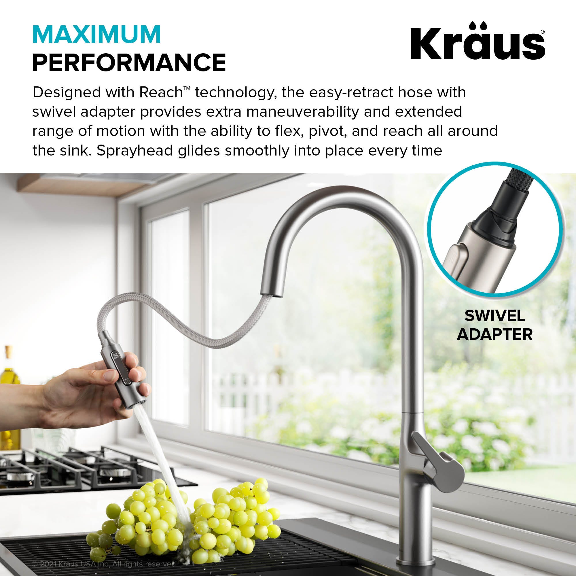 Spot Free Stainless Steel / Pull Down