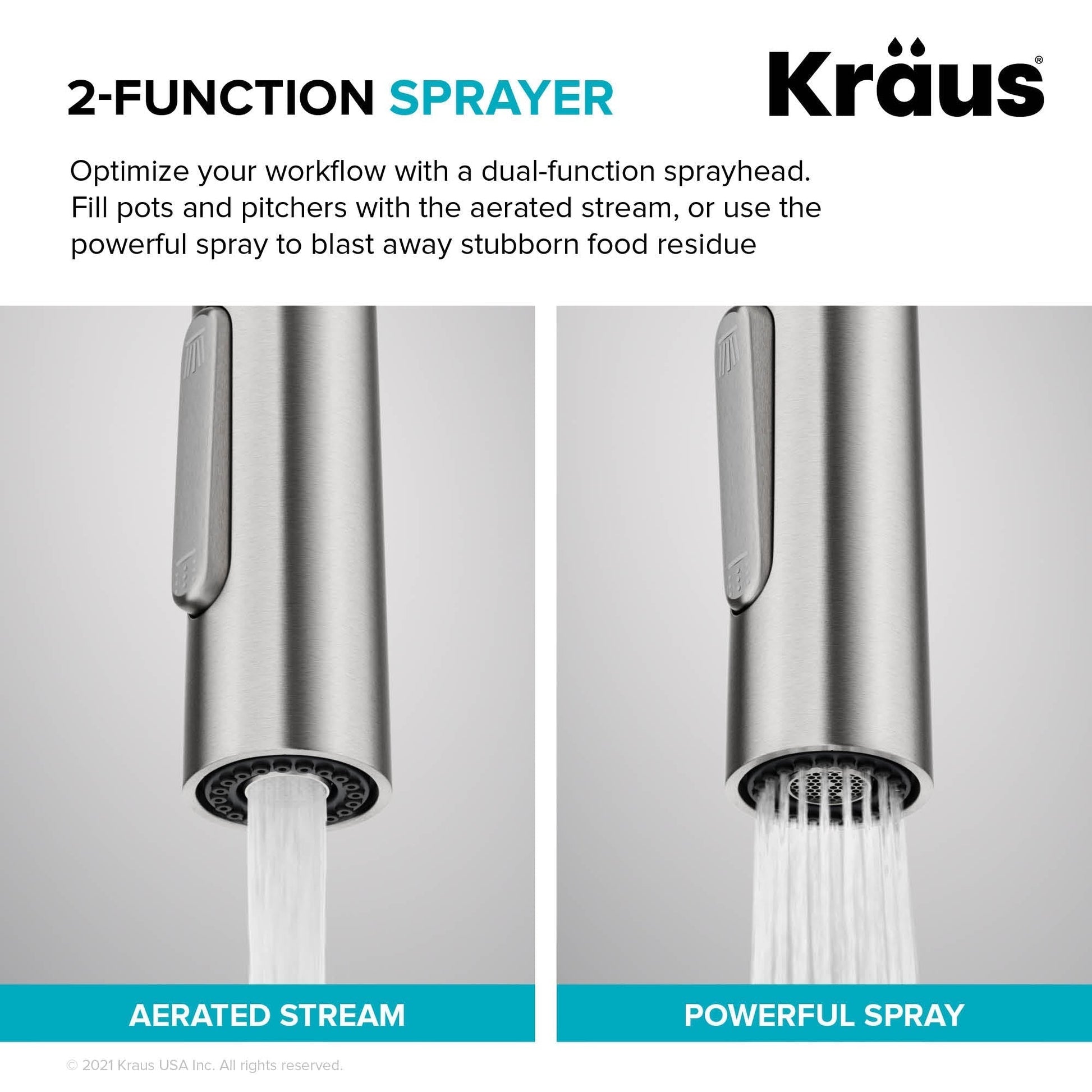Spot Free Stainless Steel / Pull Down