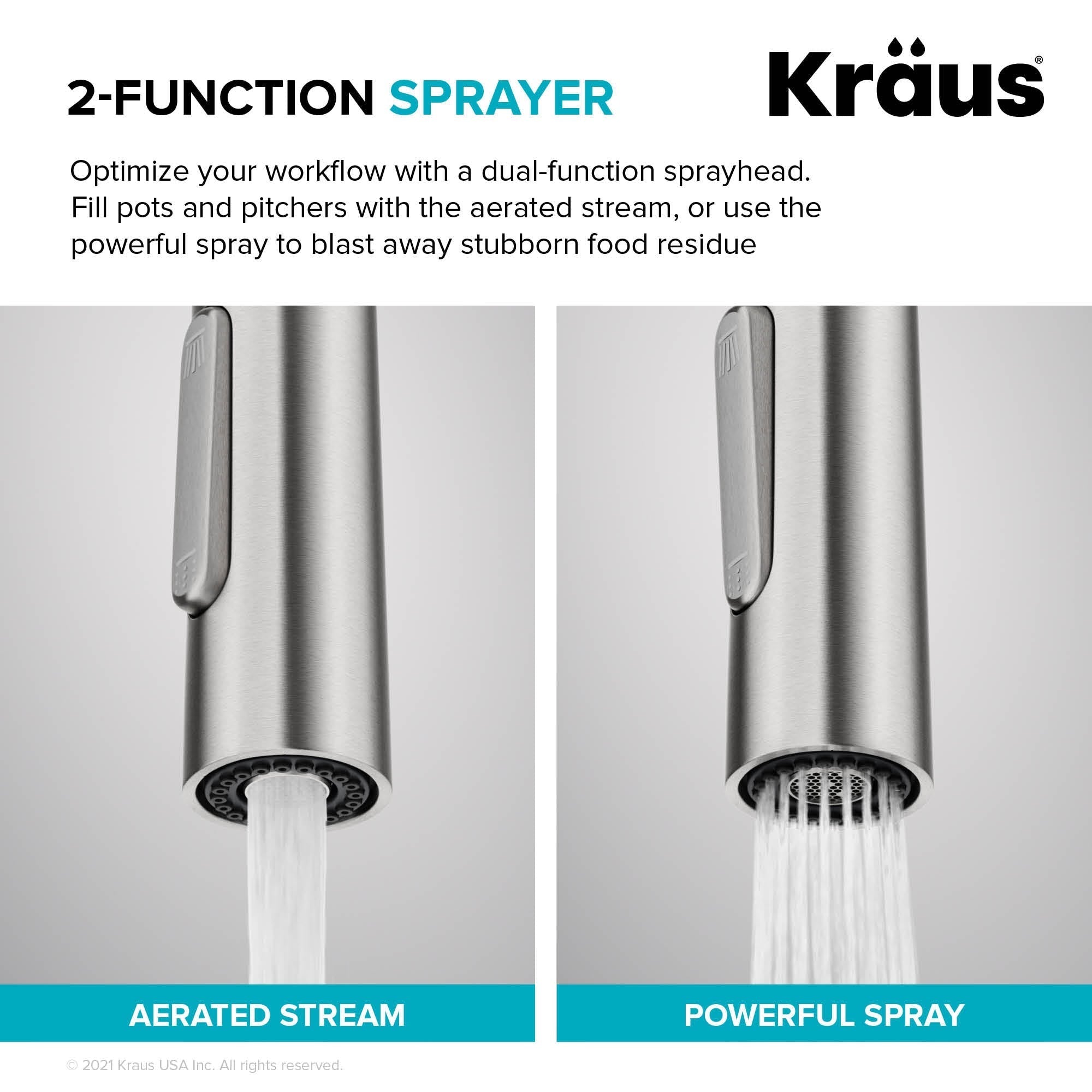 Spot Free Stainless Steel / Pull Down