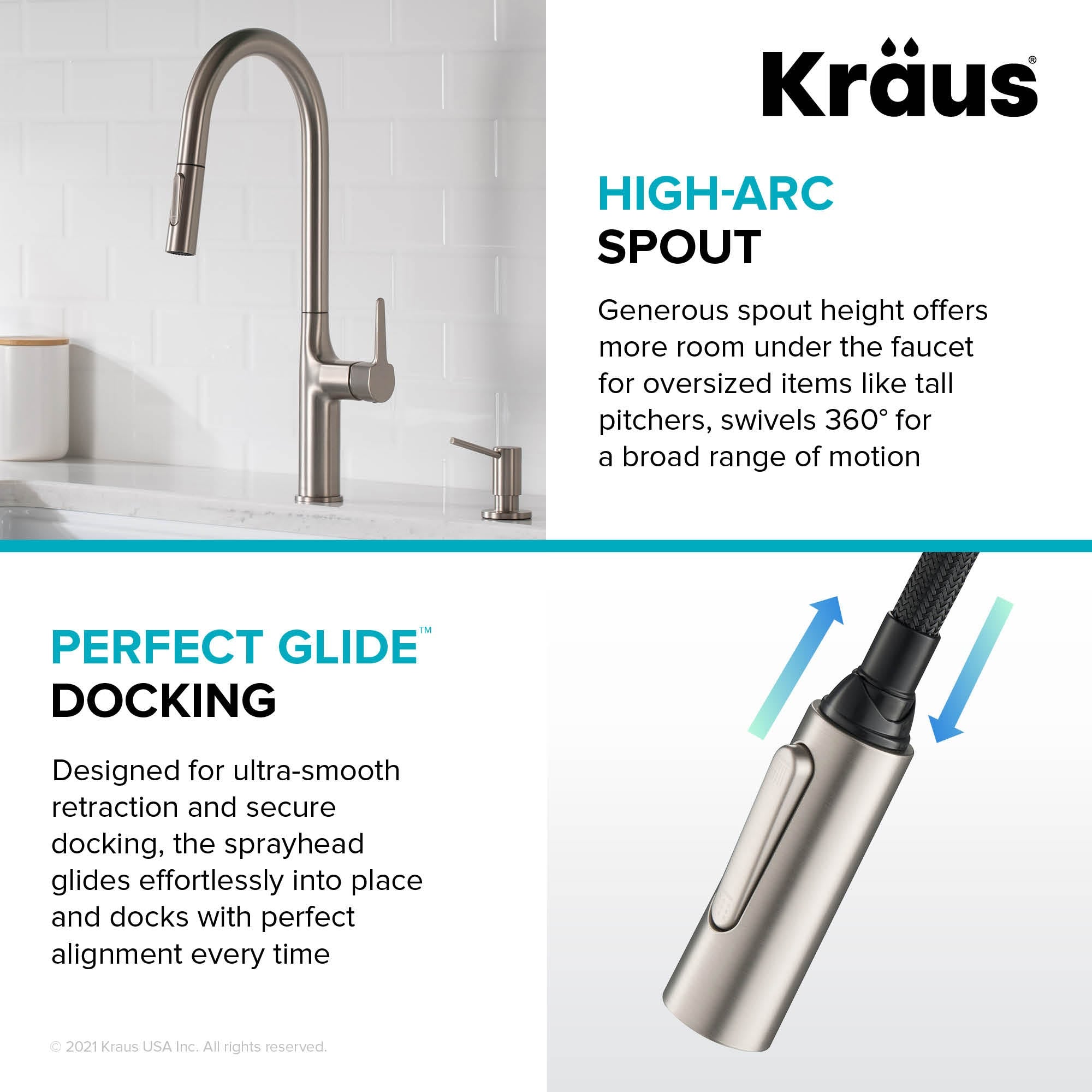 Spot Free Stainless Steel / Pull Down