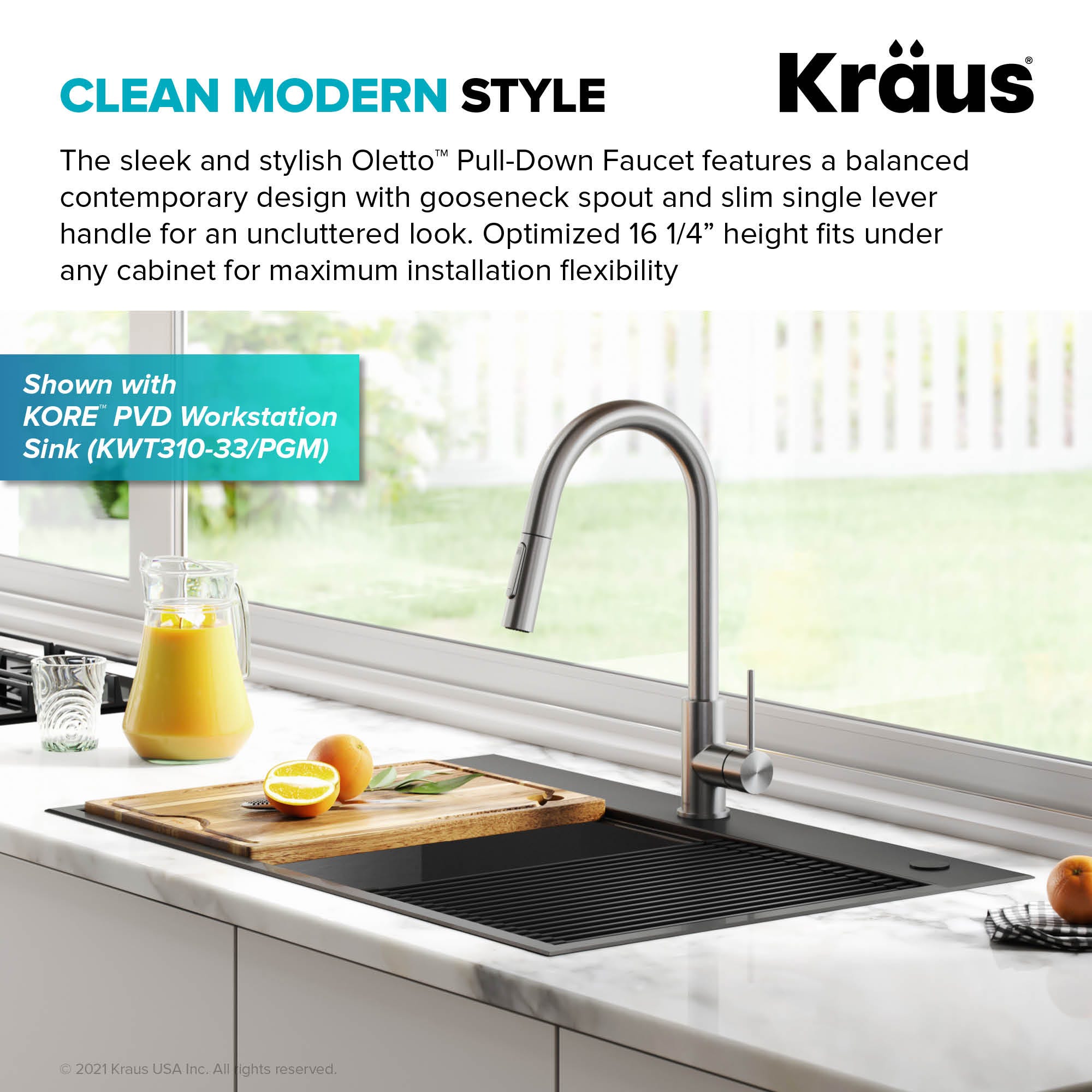 Spot Free Stainless Steel / Pull Down