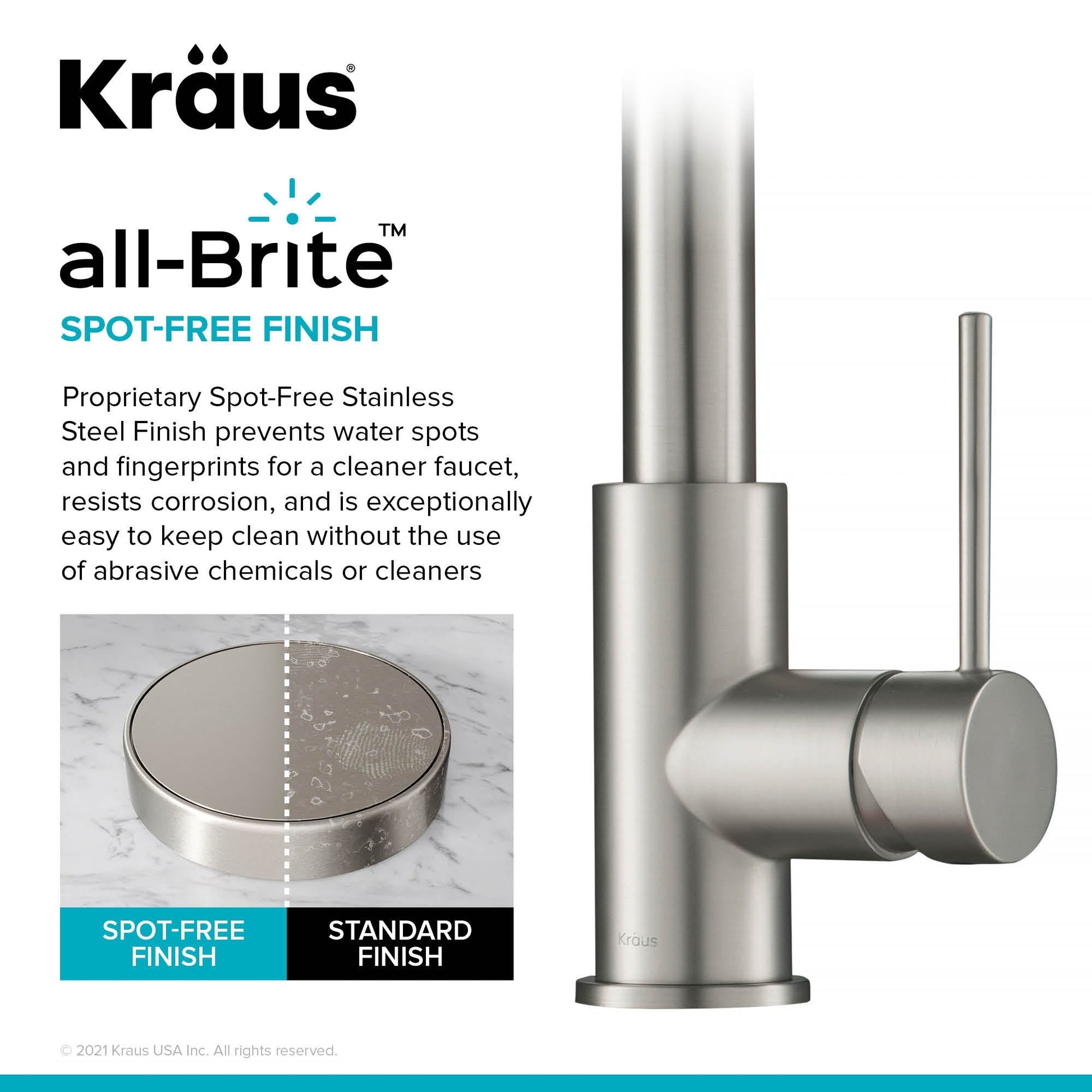 Spot Free Stainless Steel / Pull Down