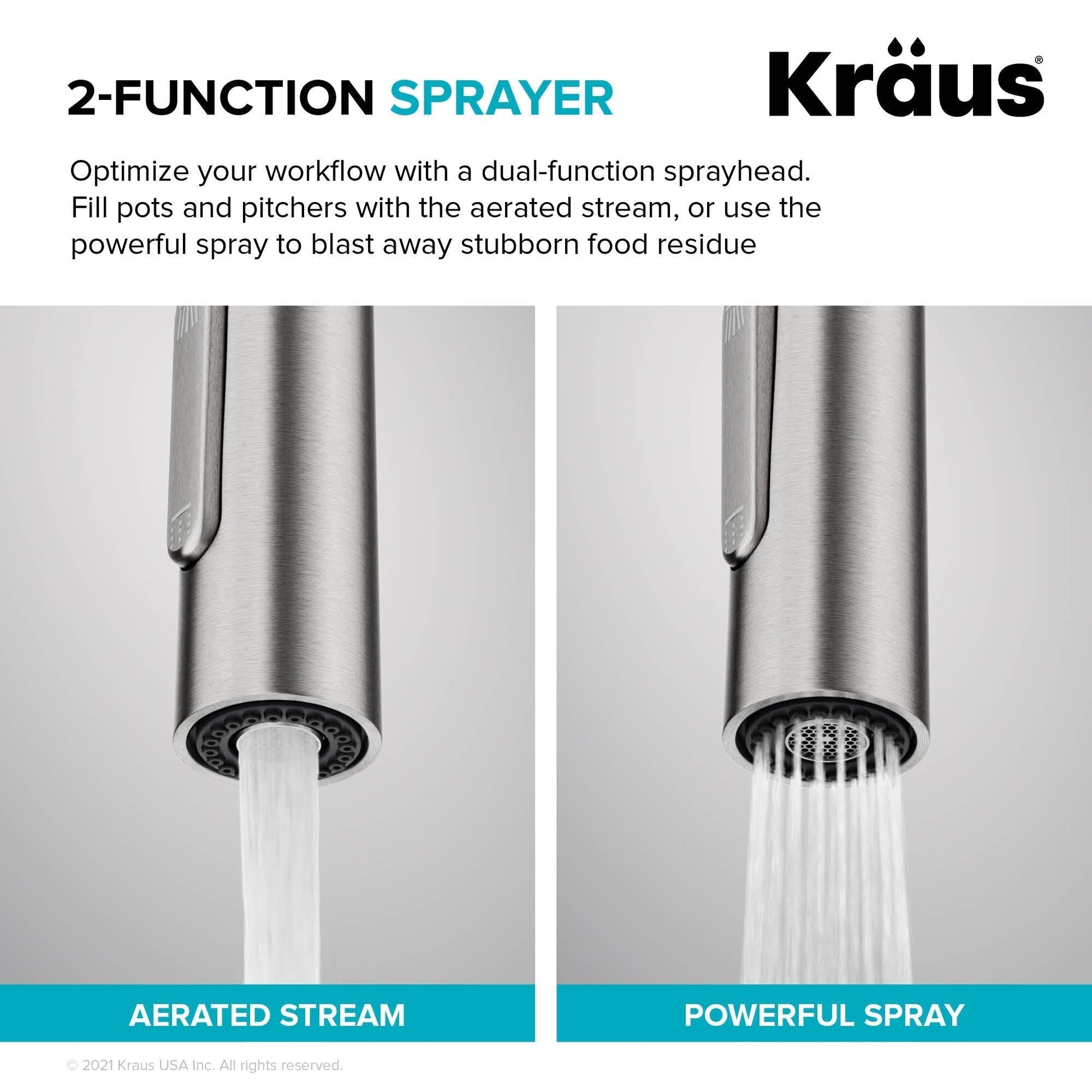 Spot Free Stainless Steel / Pull Down