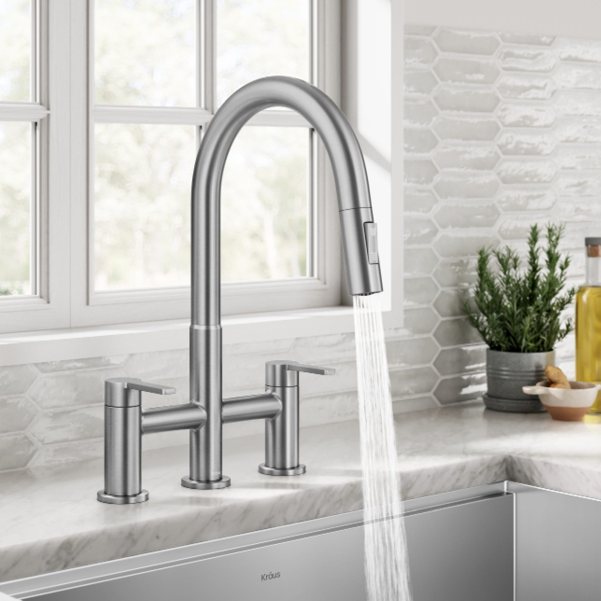Spot Free Stainless Steel / Pull Down