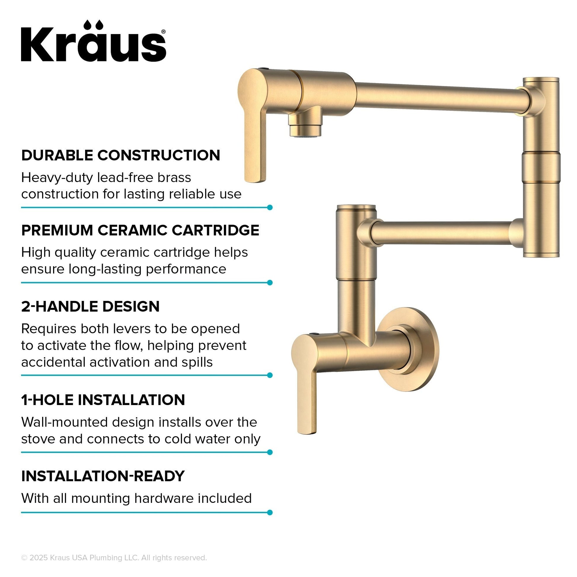 Spot Free Brushed Brass