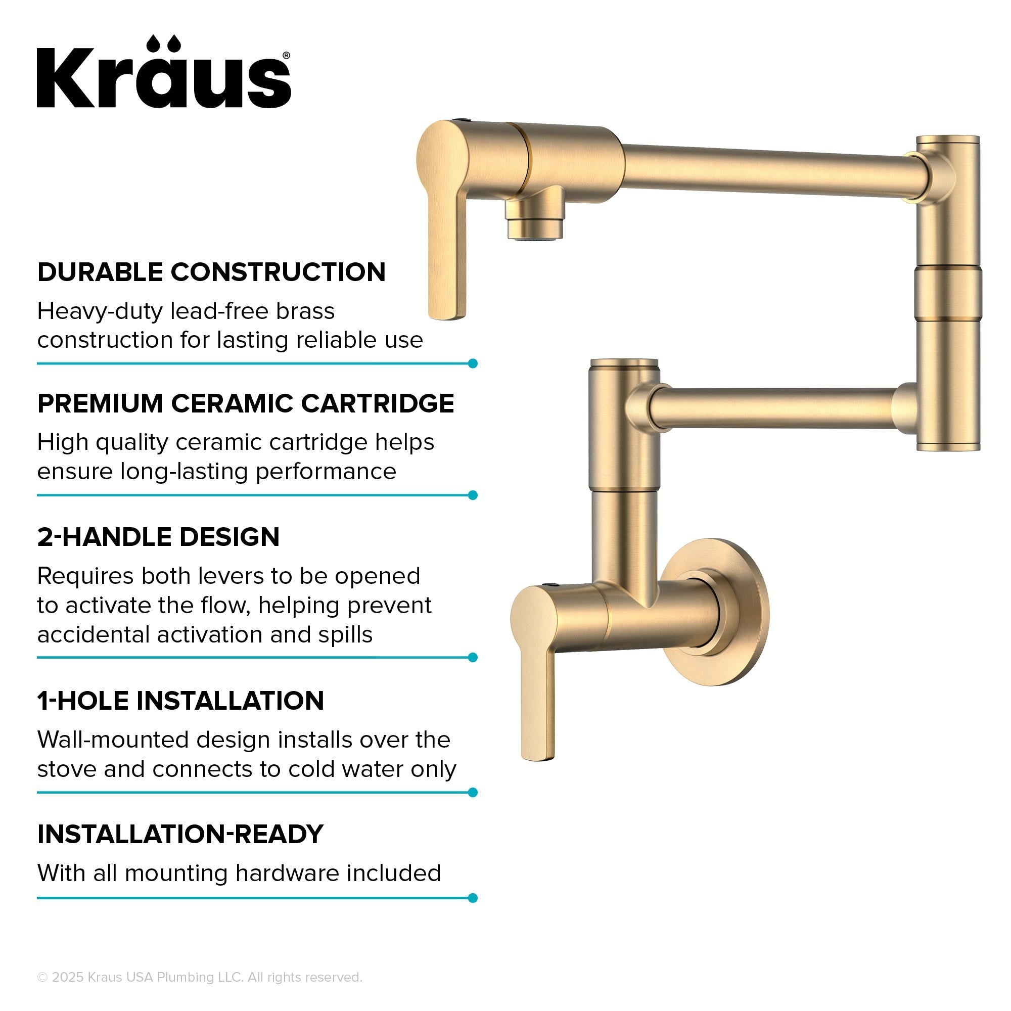 Spot Free Brushed Brass