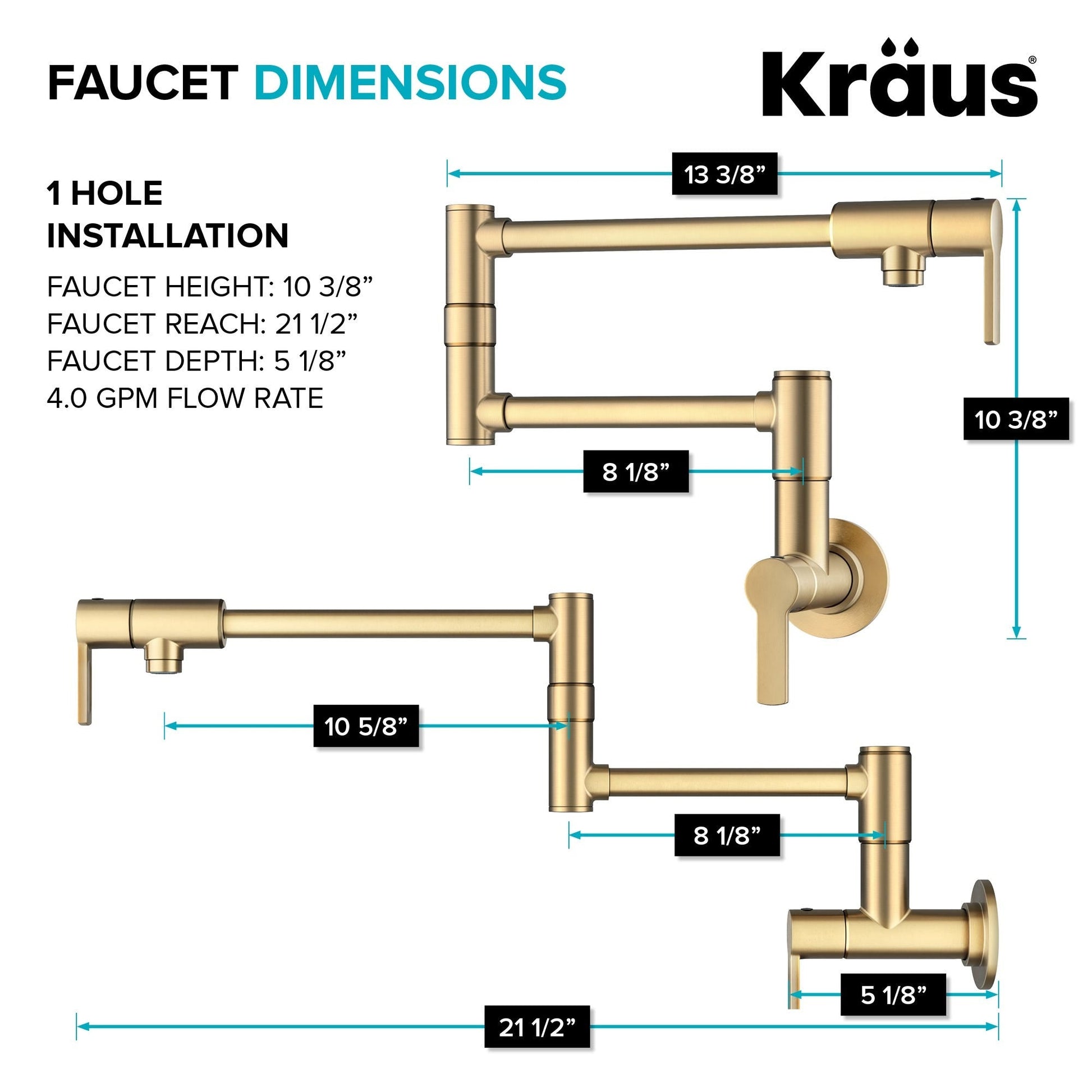 Spot Free Brushed Brass