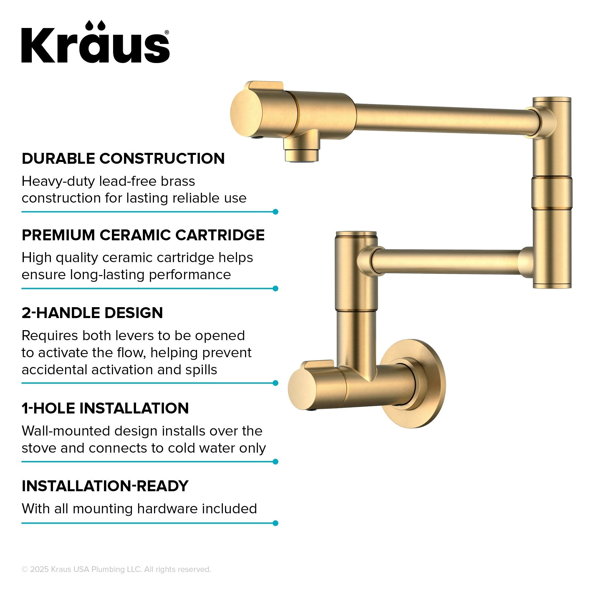 Spot Free Brushed Brass