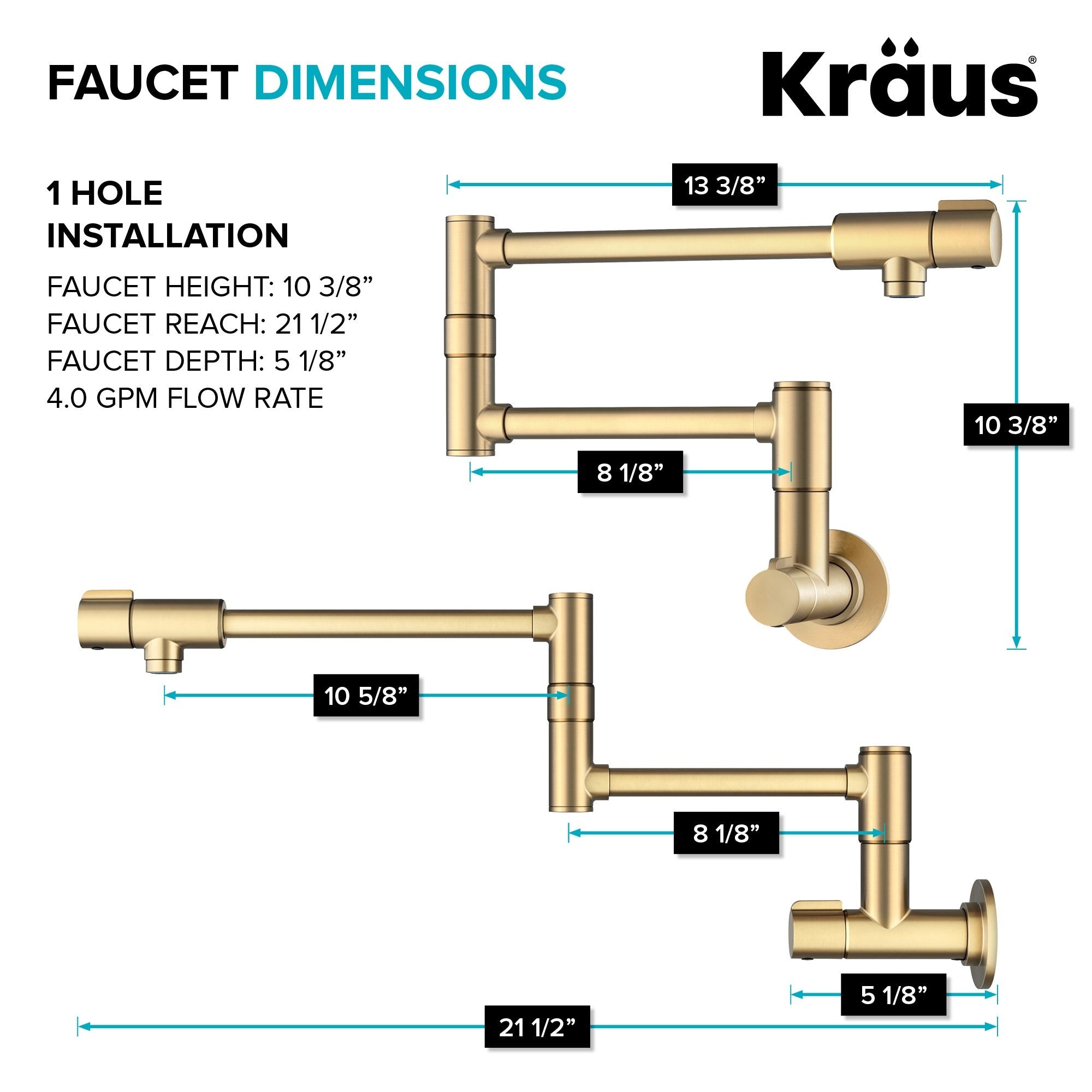 Spot Free Brushed Brass