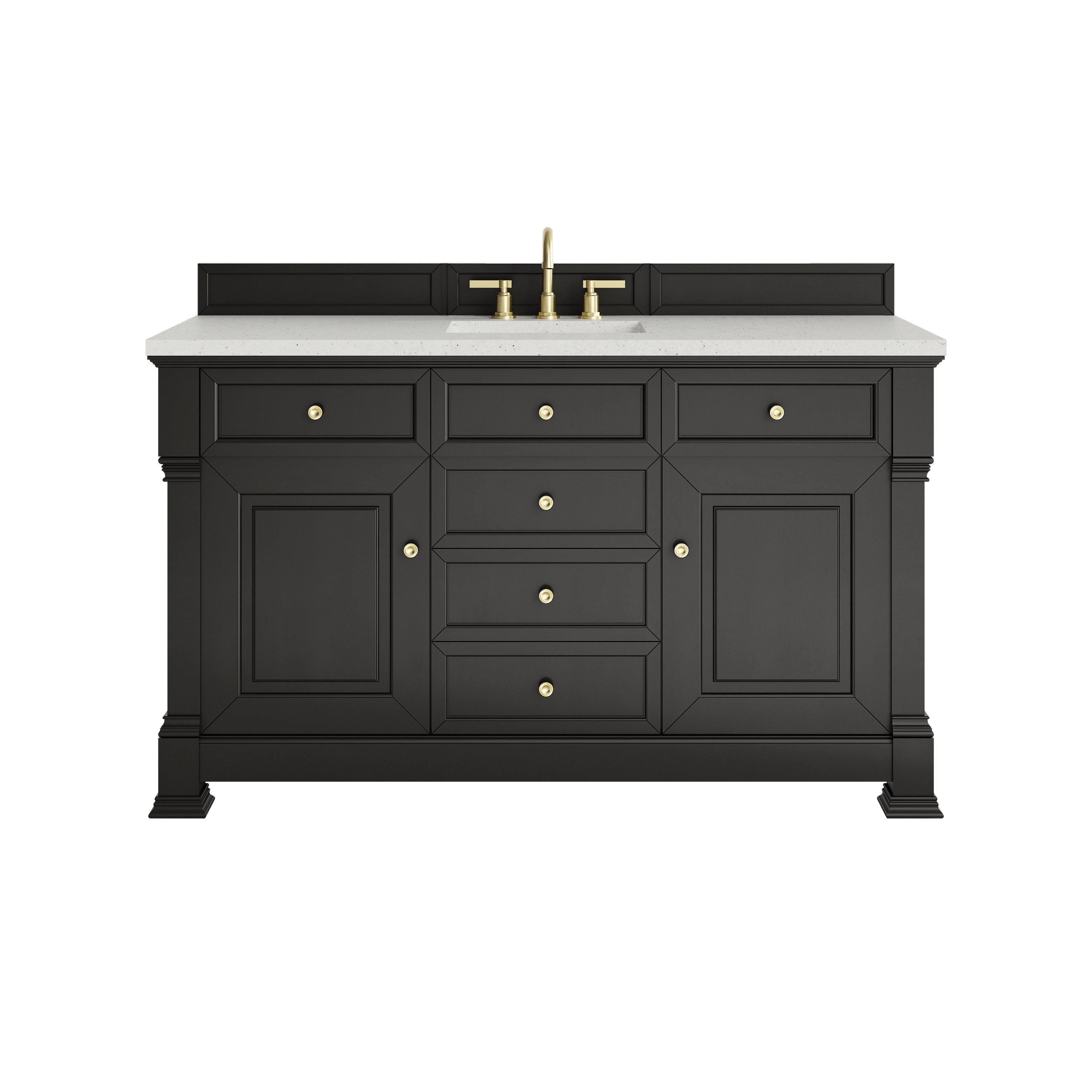 Black Onyx / Lime Delight - 3 Faucet Holes