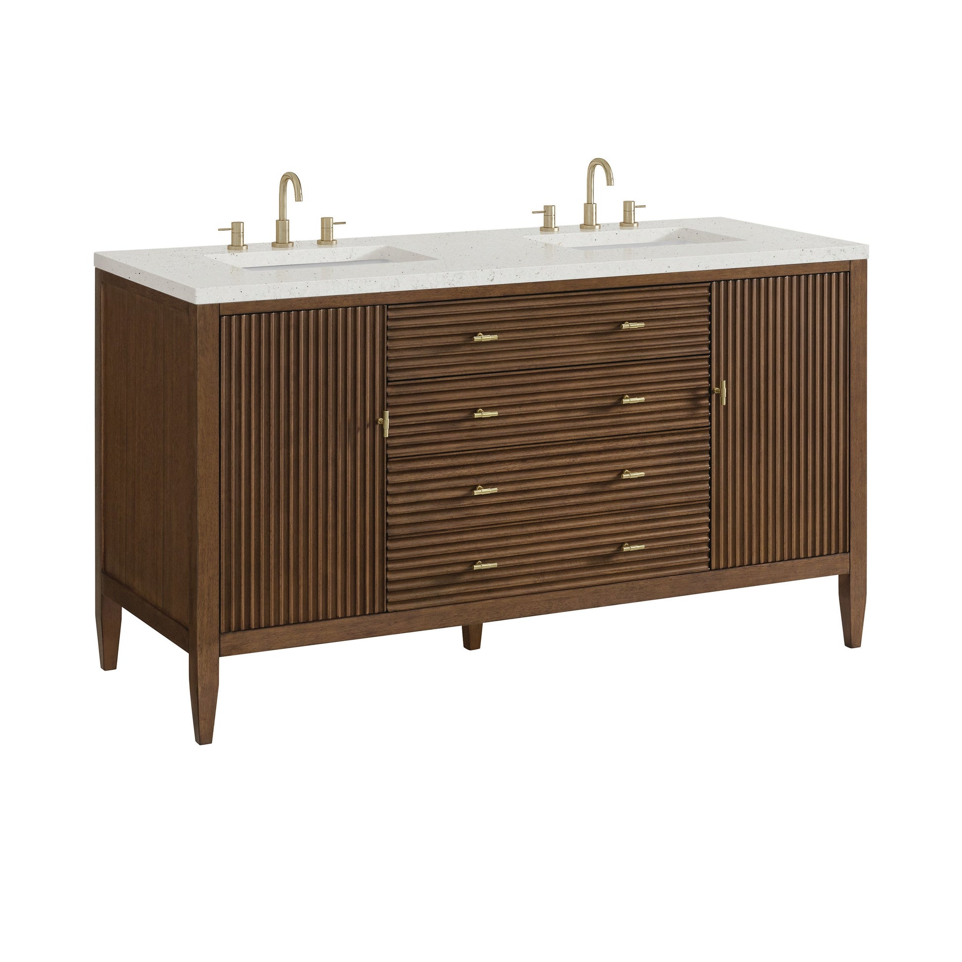 Mid-Century Walnut / Lime Delight - 3 Faucet Holes